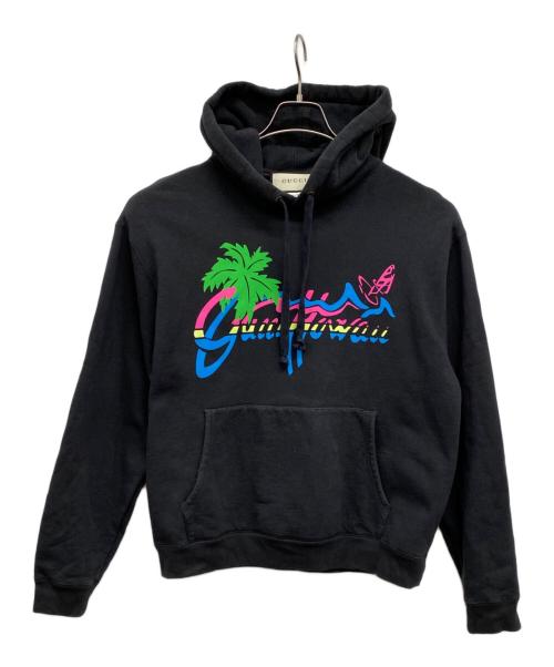 中古・古着通販】GUCCI (グッチ) パーカー ブラック サイズ:S