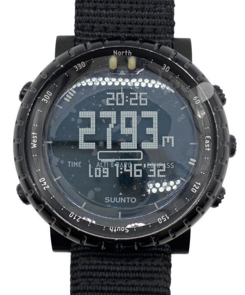 値下げ！【中古】　Suunto Essential 腕時計 デジタル ブラウン 稼働品】SUUNTO スント ESSENTIAL ゴールド ホワイト デジタル