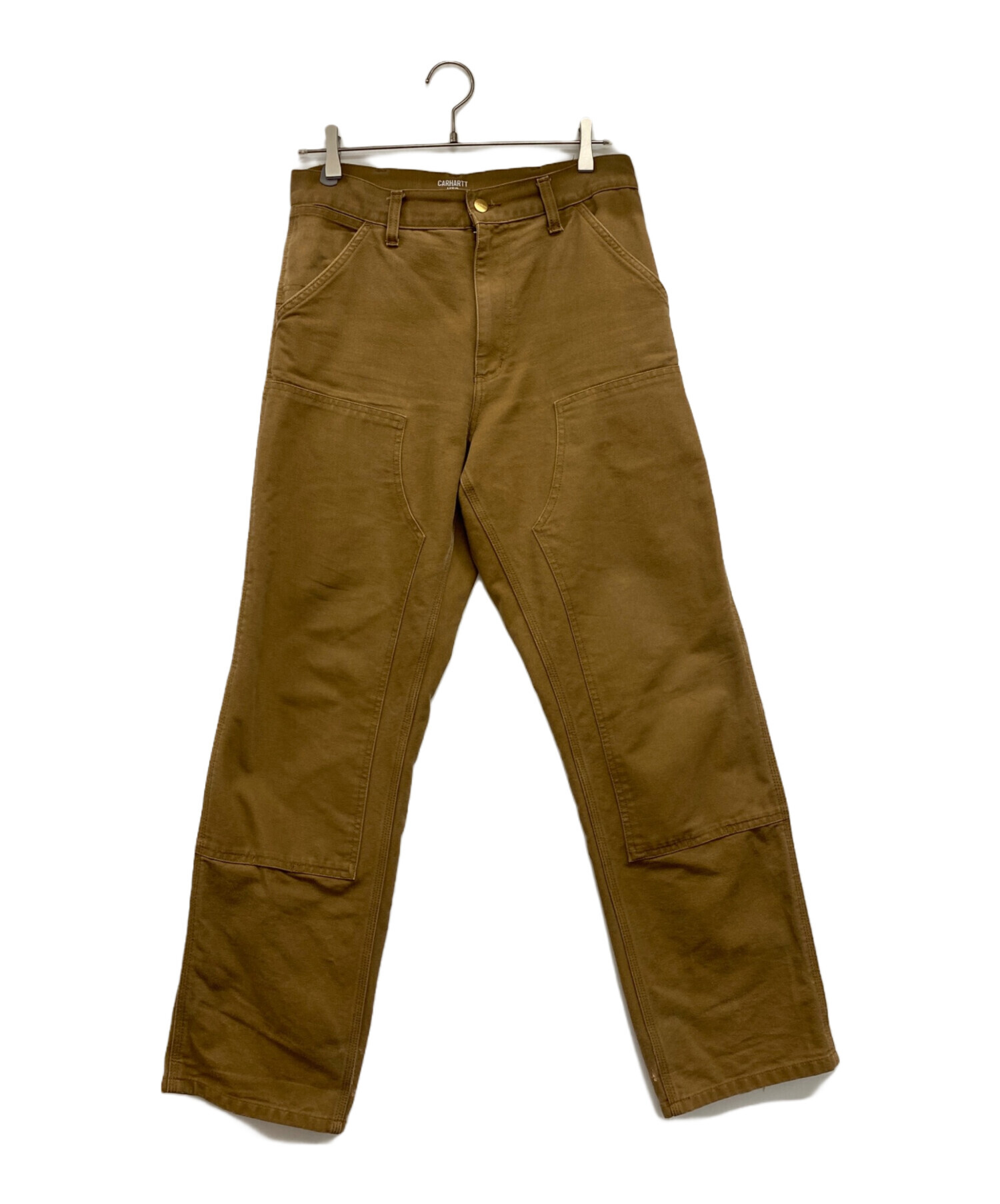 中古・古着通販】CarHartt (カーハート) ダブルニーパンツ ベージュ