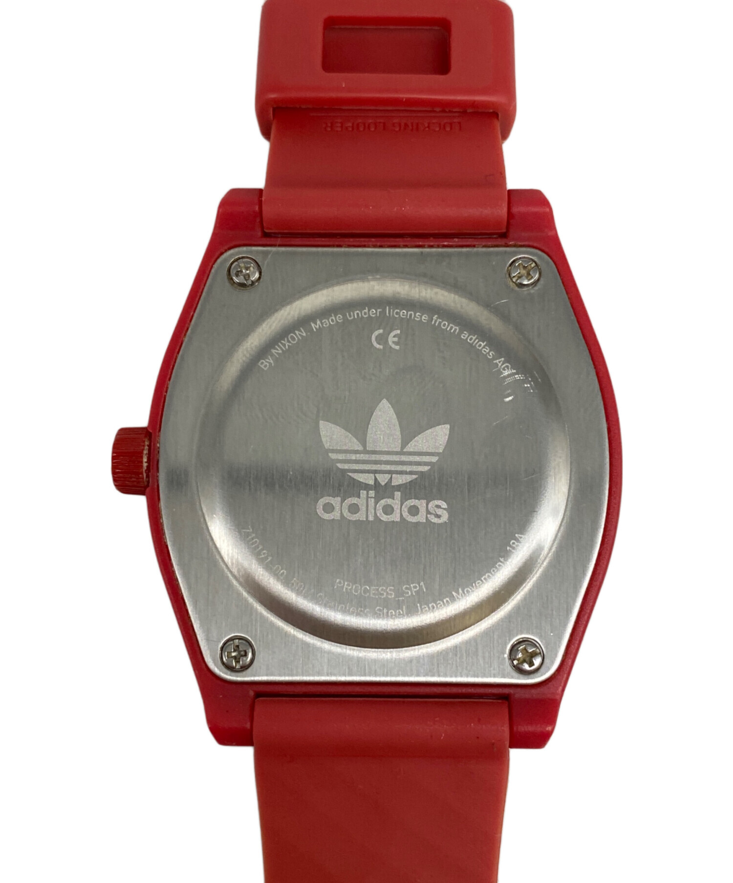 中古・古着通販】adidas (アディダス) 腕時計 レッド｜ブランド・古着