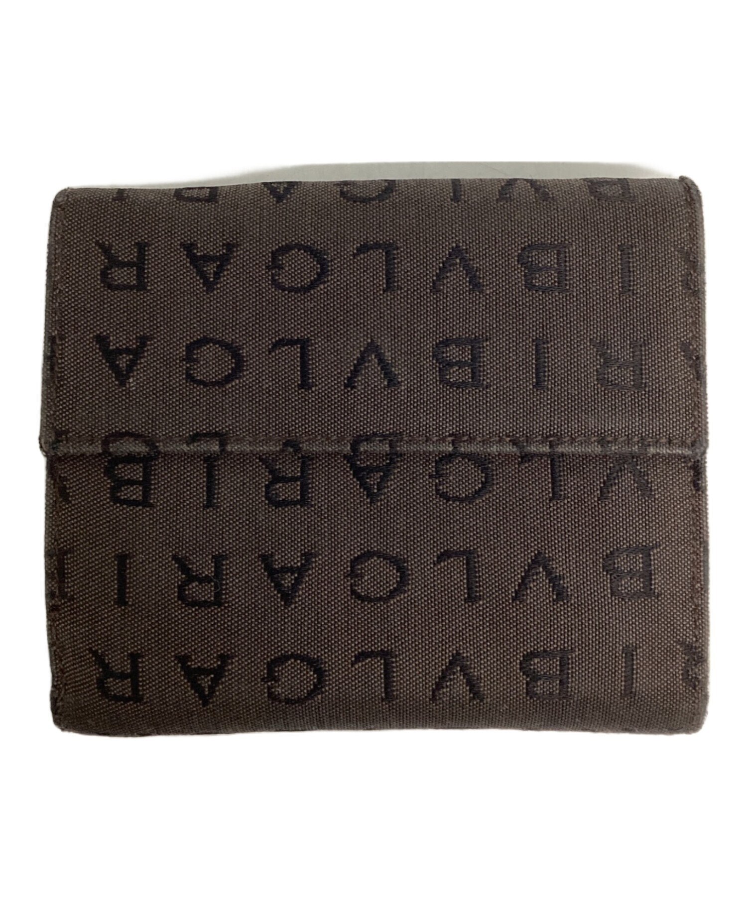 中古・古着通販】BVLGARI (ブルガリ) 2つ折り財布 ブラウン｜ブランド