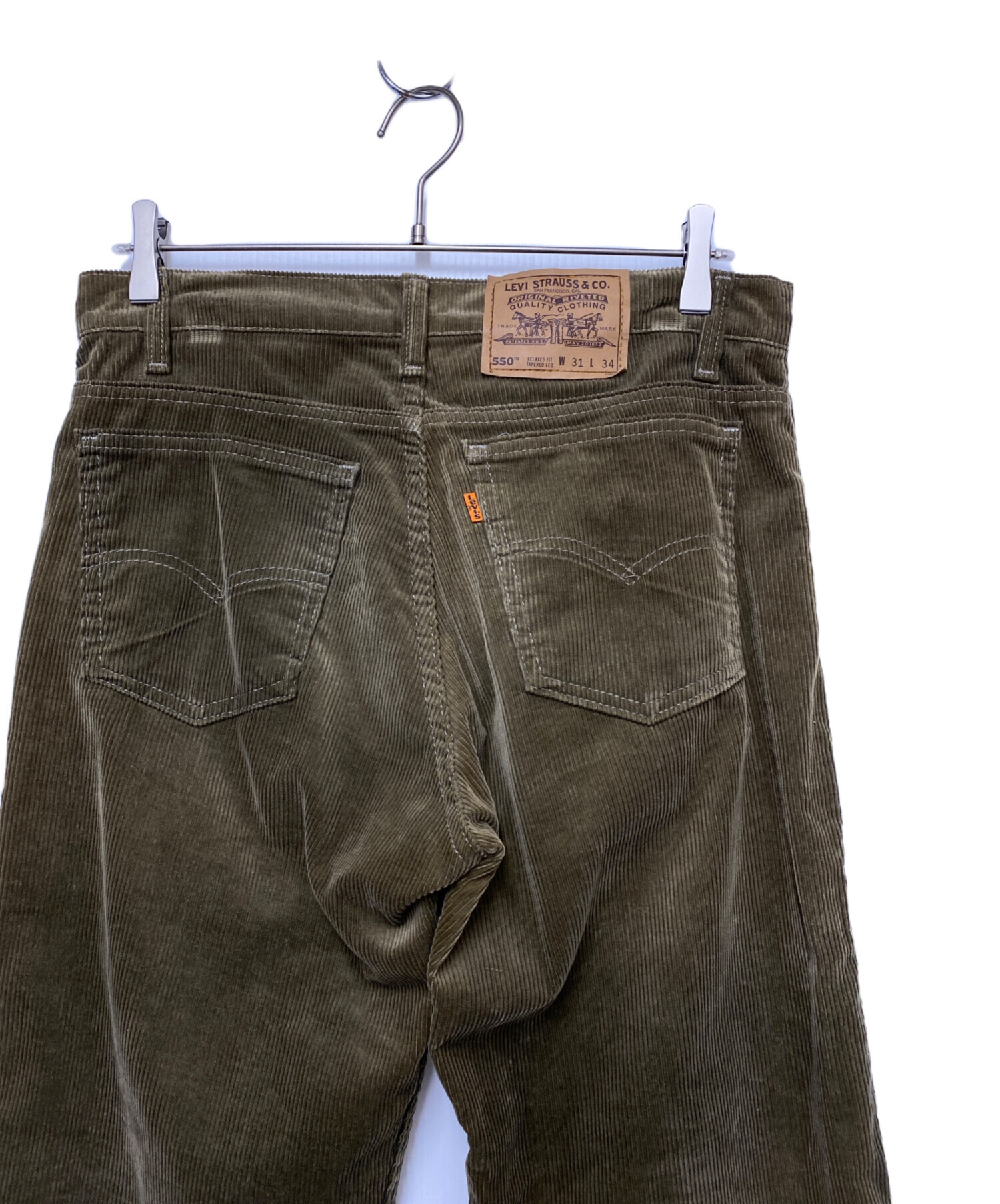 中古・古着通販】LEVI'S (リーバイス) コーデュロイパンツ オリーブ