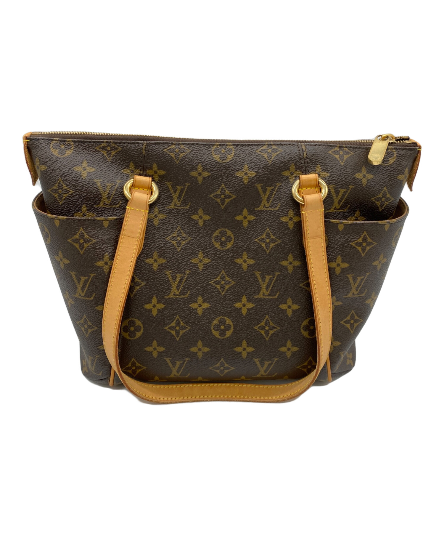 Louis Vuitton ダークブラウン トートバッグ 中古・古着通販】LOUIS VUITTON (ルイ ヴィトン) トートバッグ