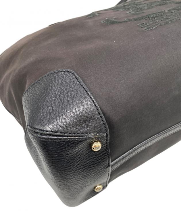【期間限定値値引！】バーバリー ブラック ハンドバッグ 中古・古着通販】BURBERRY (バーバリー) BURBERRY ハンドバッグ