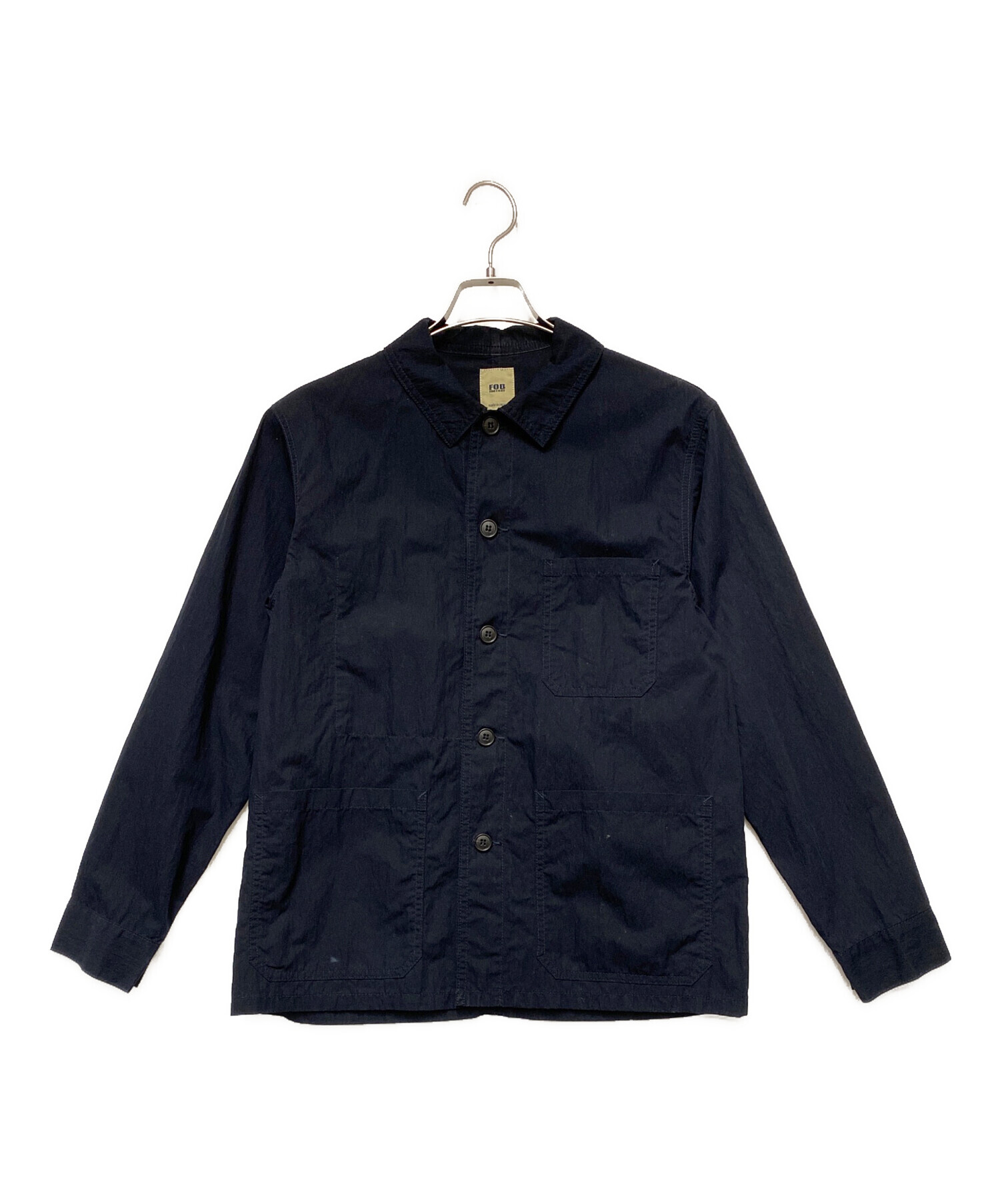 FOB FACTORY ネイビー シャツジャケット F.O.B FACTORY（エフオービーファクトリー）FRENCH SHIRT JACKET