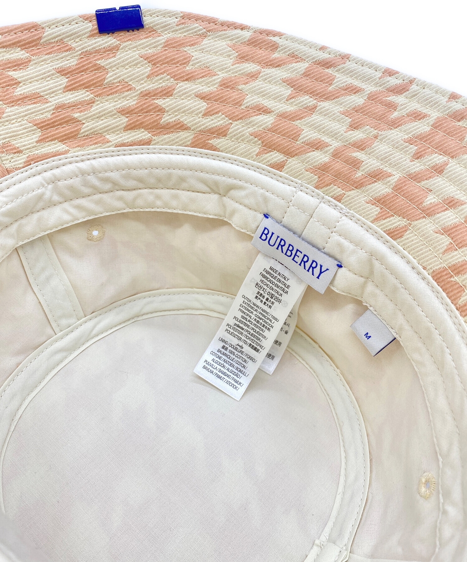 中古・古着通販】BURBERRY (バーバリー) ハウンズトゥース バケット 