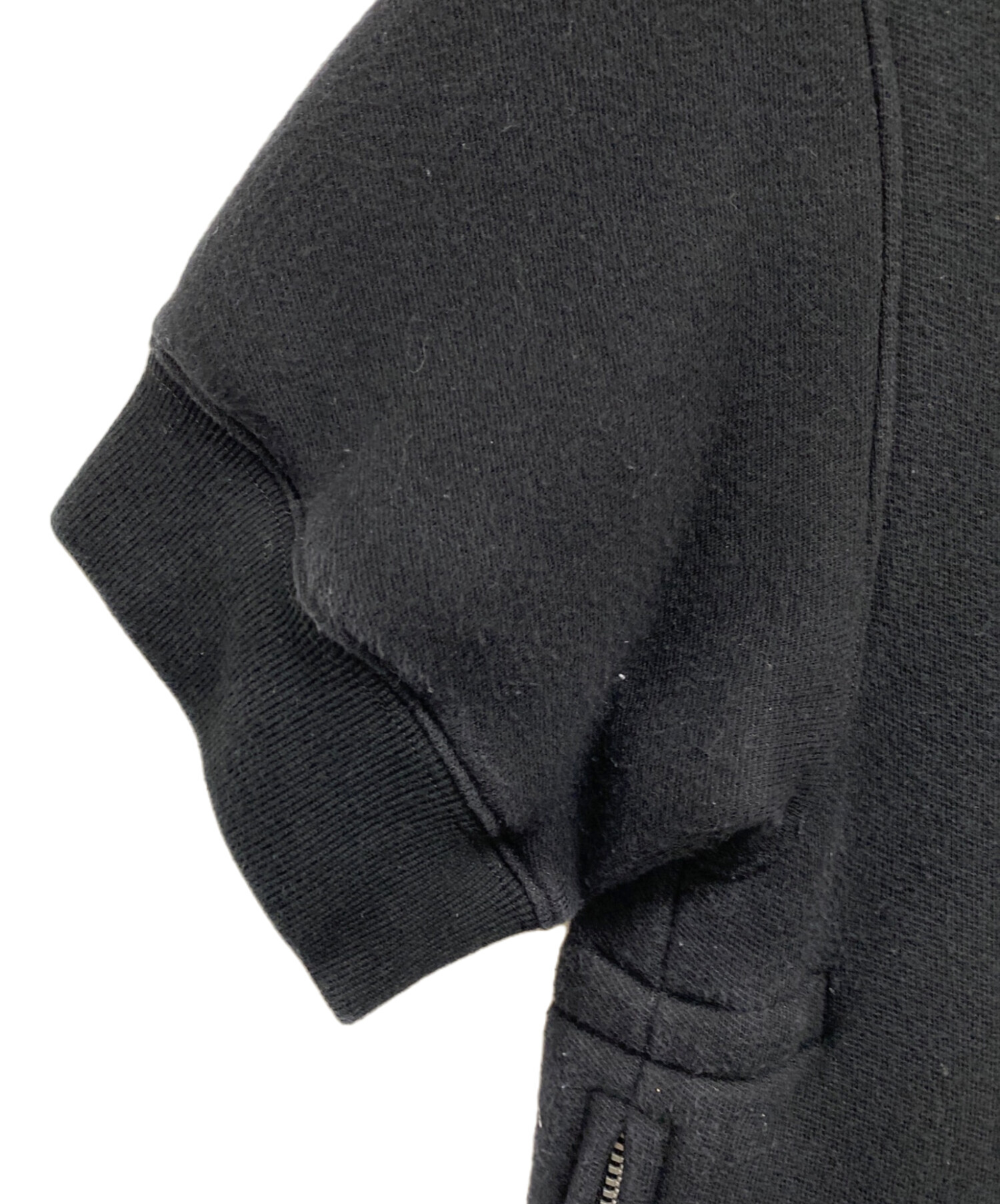 sacai サカイ ショルダージップ　ドッキングワンピース 5594 半袖　黒 sacai（サカイ） 21SS ショルダージップドッキングワンピース 21-05594