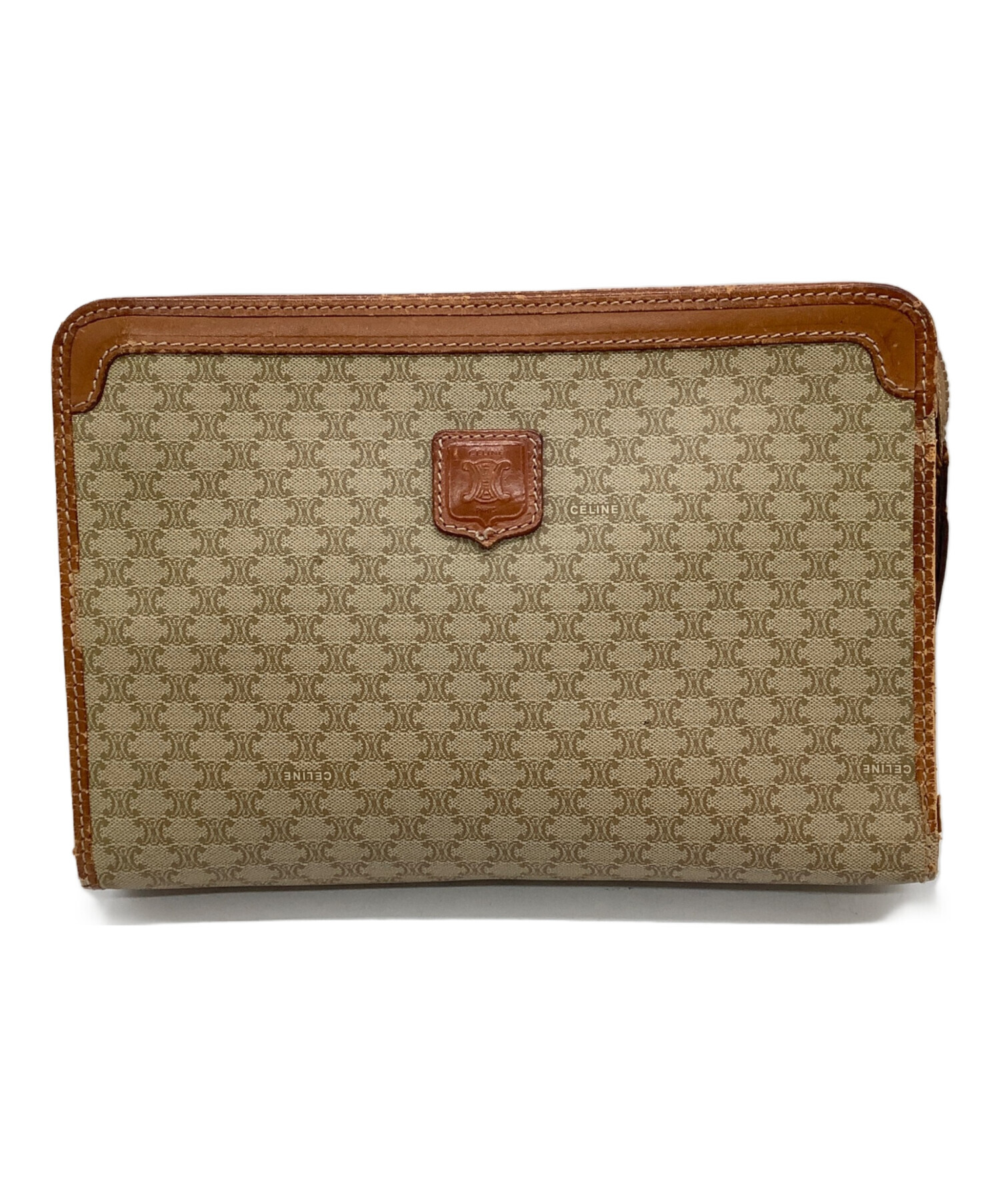 CELINE セリーヌ　クラッチバッグ　キャメル色　中古品 中古・古着通販】CELINE (セリーヌ) クラッチバッグ｜ブランド・古着