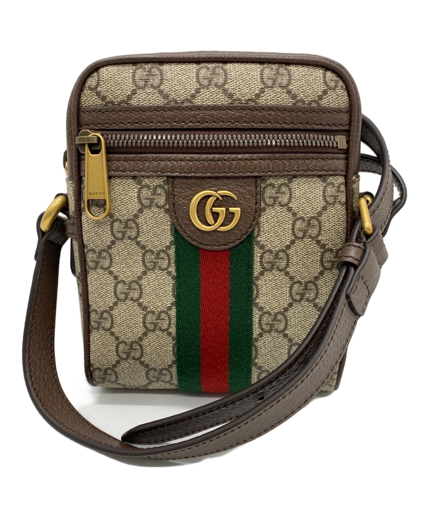 中古・古着通販】GUCCI (グッチ) ショルダーバッグ ベージュ×ブラウン