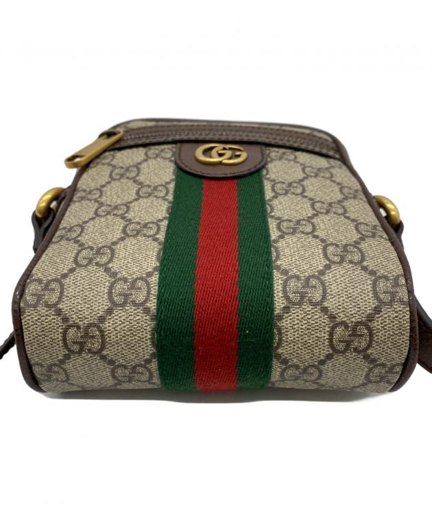 中古・古着通販】GUCCI (グッチ) ショルダーバッグ ベージュ×ブラウン
