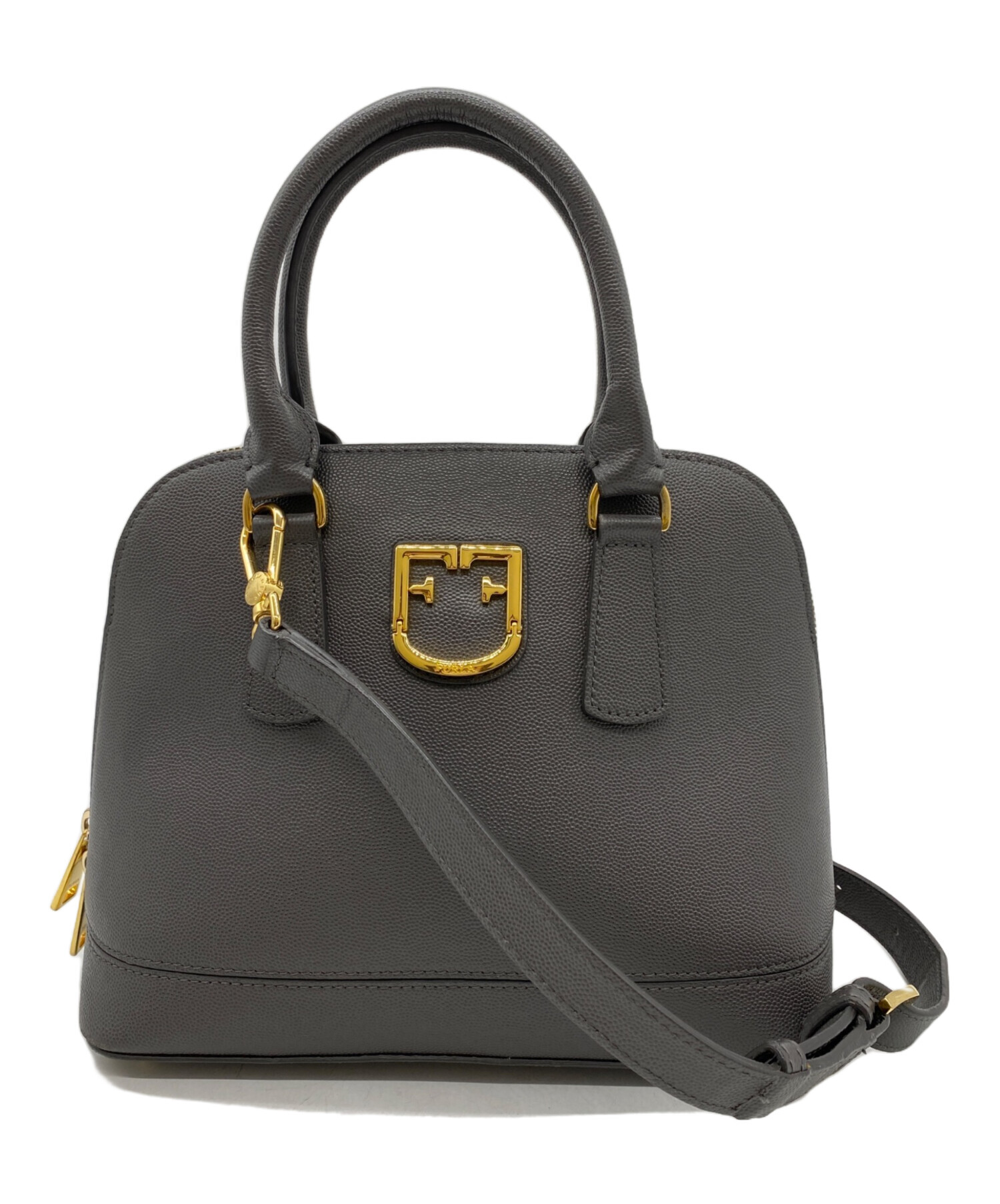 中古・古着通販】FURLA (フルラ) 2WAYバッグ グレー｜ブランド・古着 