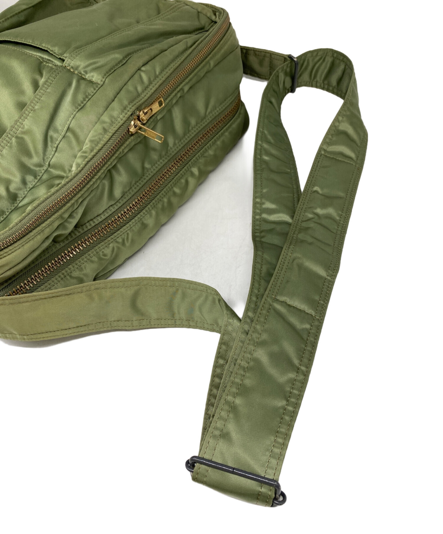 中古・古着通販】PORTER (ポーター) ショルダーバッグ オリーブ 