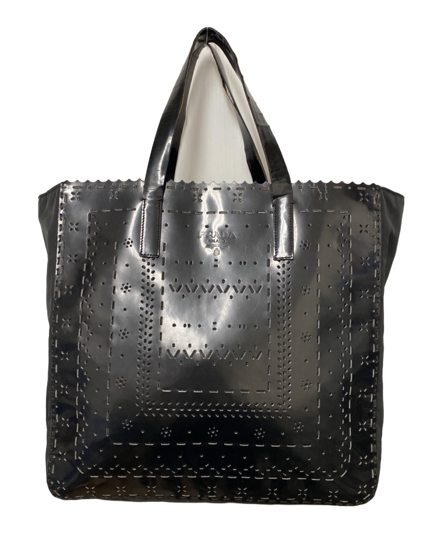 未使用品✨オーストリッチ ハンドバッグ ダイヤル式 フォーマル トップ