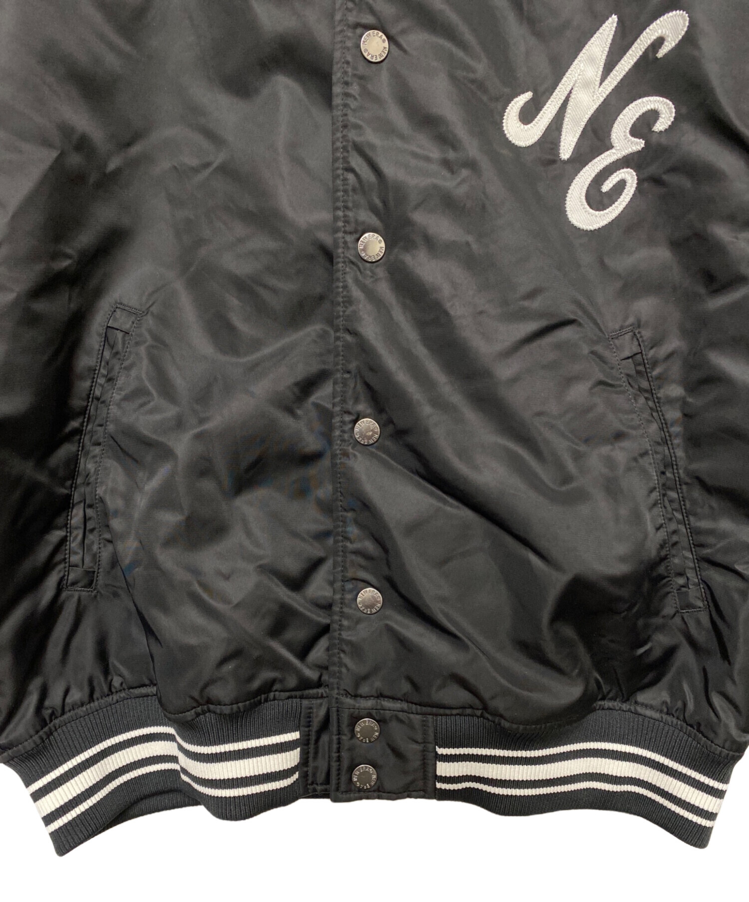 中古・古着通販】New Era (ニューエラ) スタジャン ブラック サイズ:S