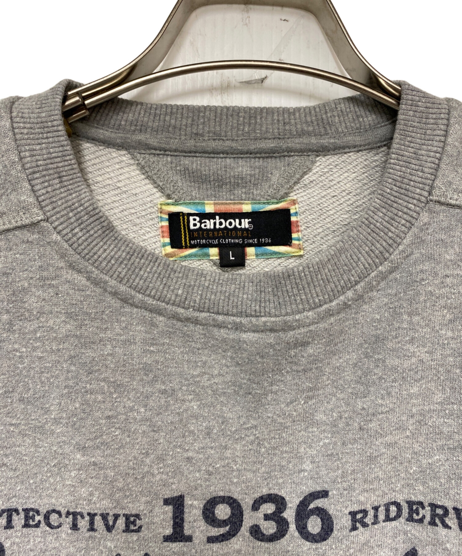 中古・古着通販】Barbour (バブアー) Barbour スウェット グレー