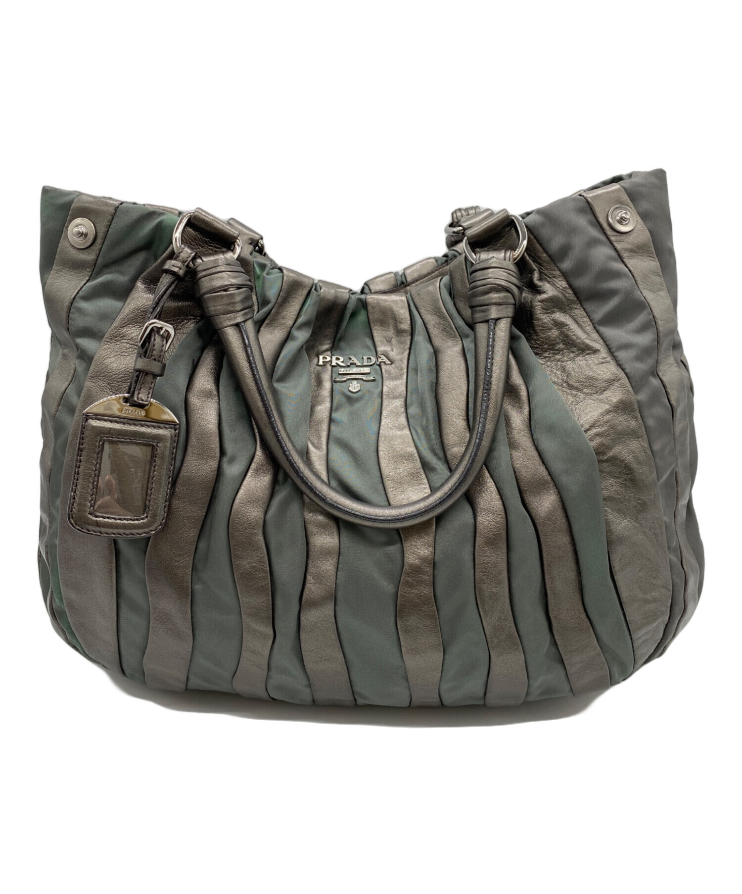 プラダPRADA ハンドバッグ BR3994 グレー 【公式通販】