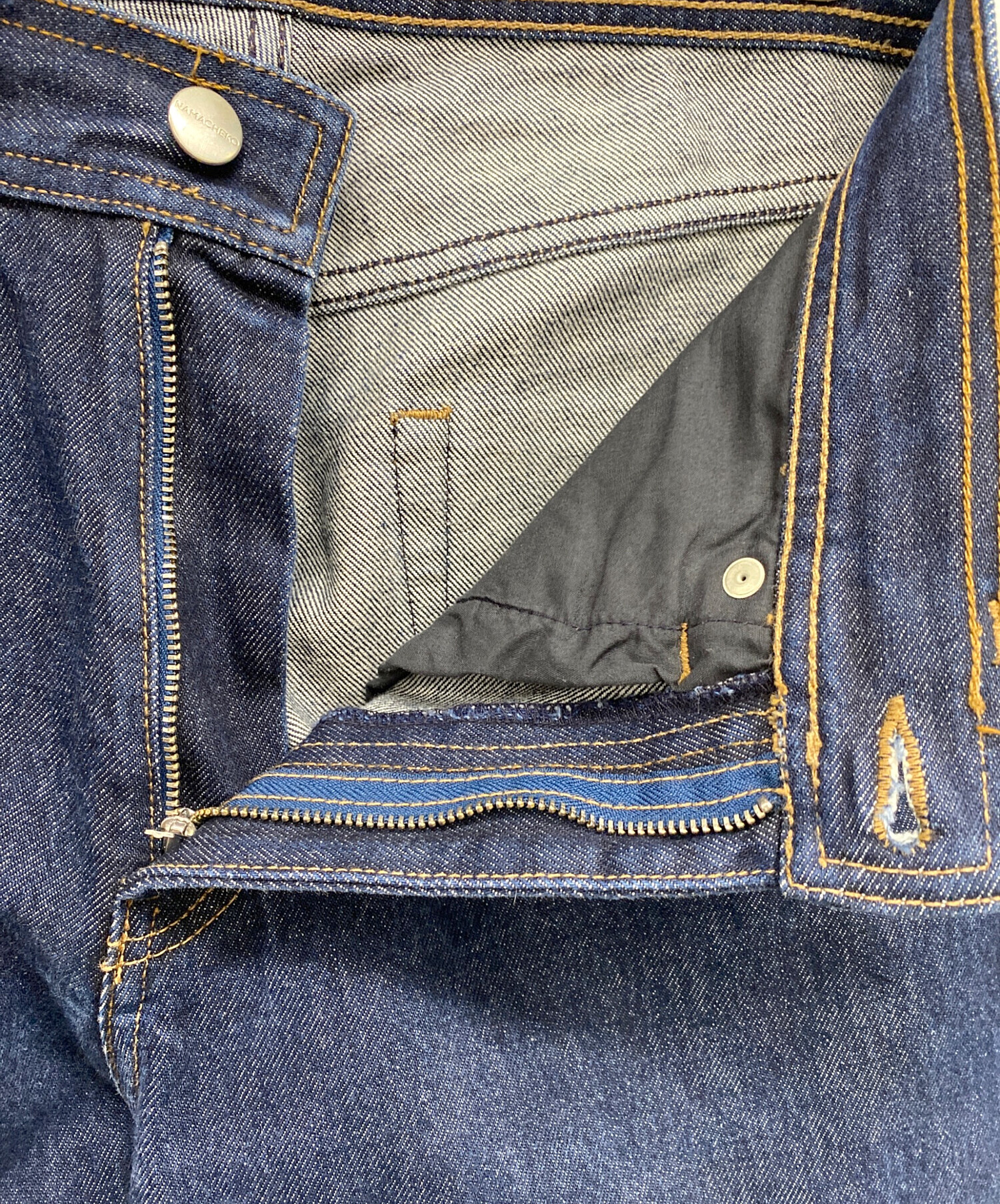 中古・古着通販】NAMACHEKO (ナマチェコ) デニムパンツ インディゴ