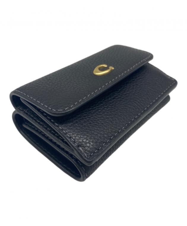 COACH コーチ/ミニトライフォールドウォレット/CM437/J24**/Aランク/09【中古】 COACH - COACH コーチ/ミニトライフォールドウォレット/CM437/J24**/A