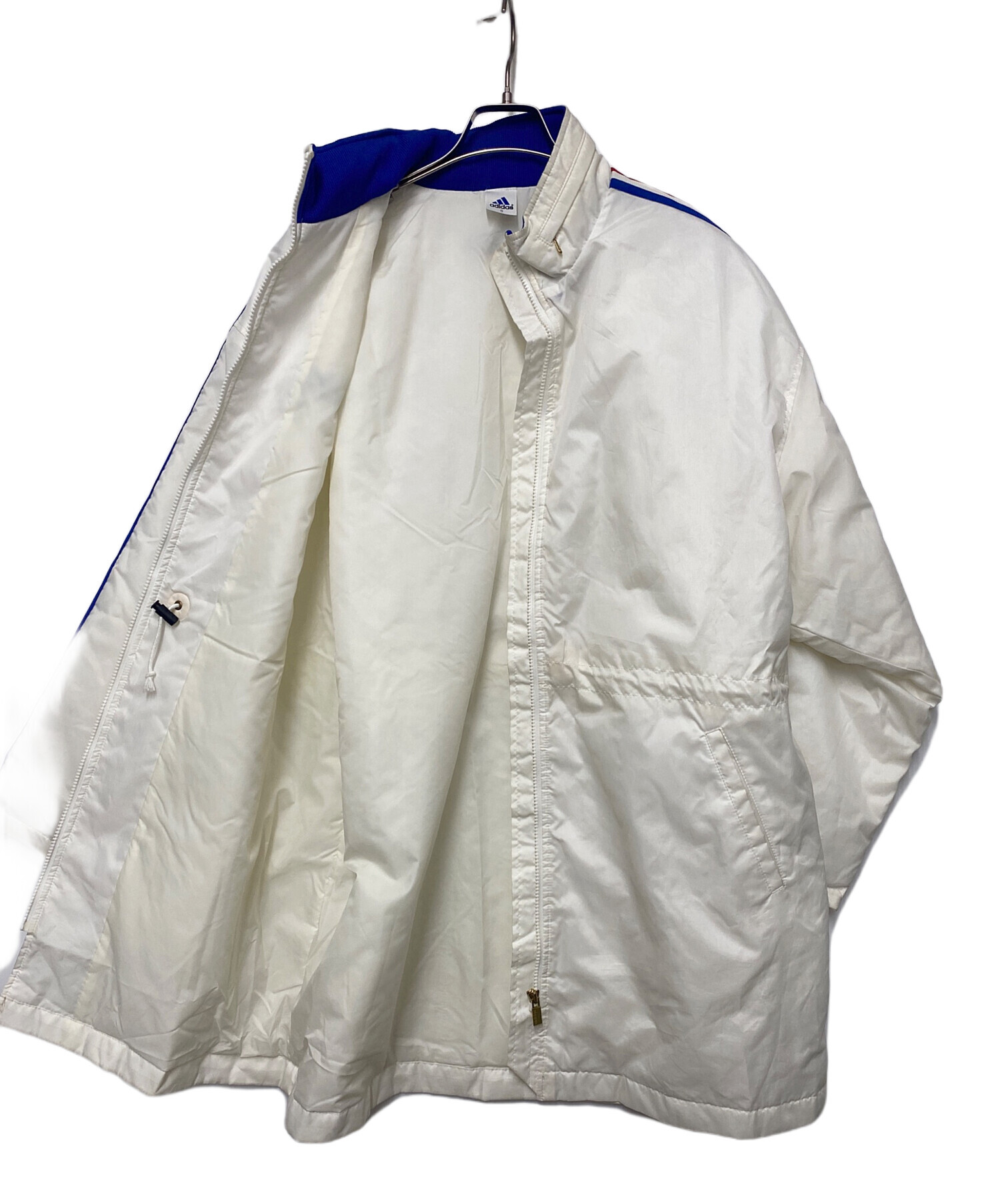 中古・古着通販】adidas (アディダス) ナイロンジャケット ホワイト