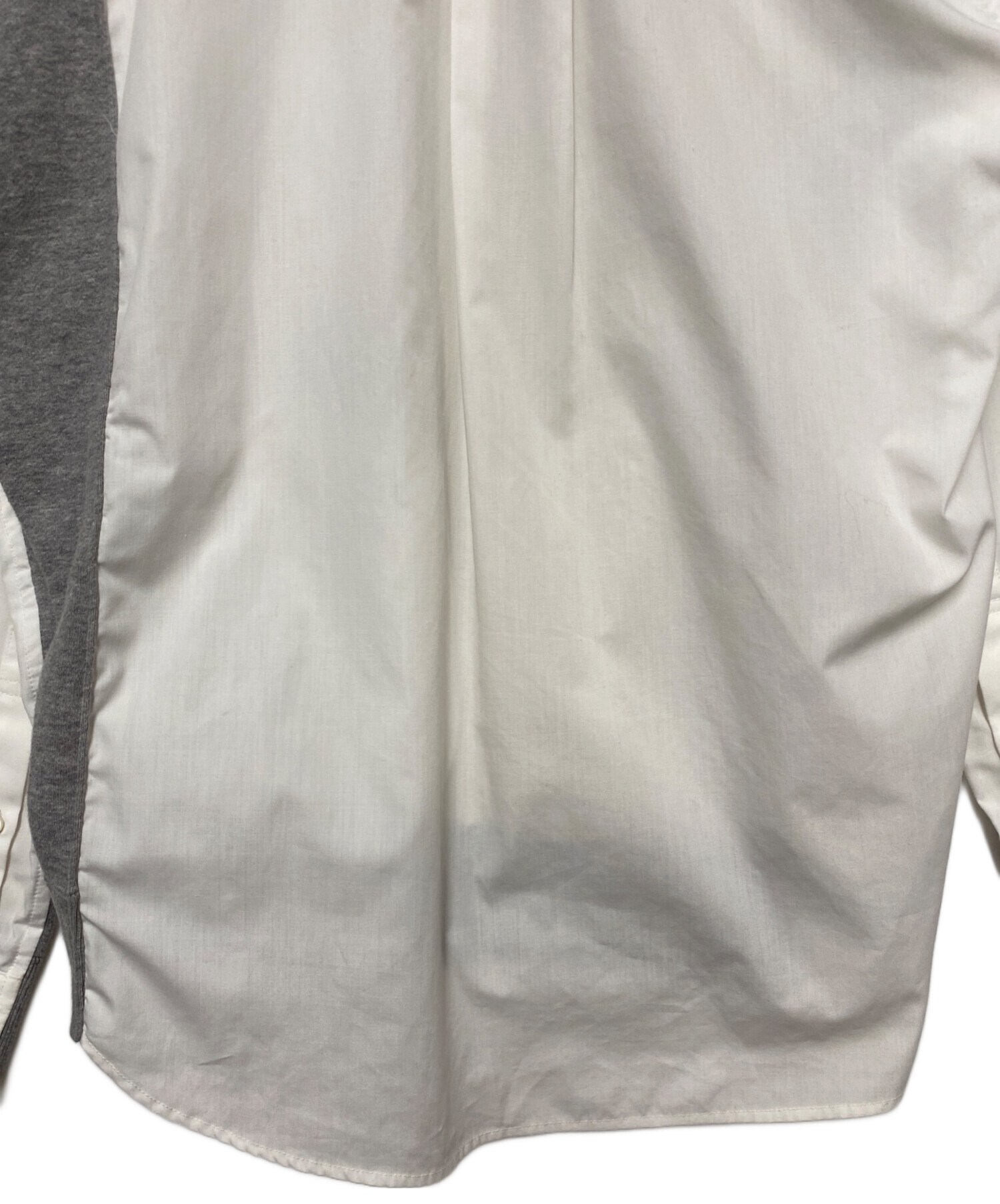 中古・古着通販】sacai (サカイ) スウェットドッキングシャツ グレー