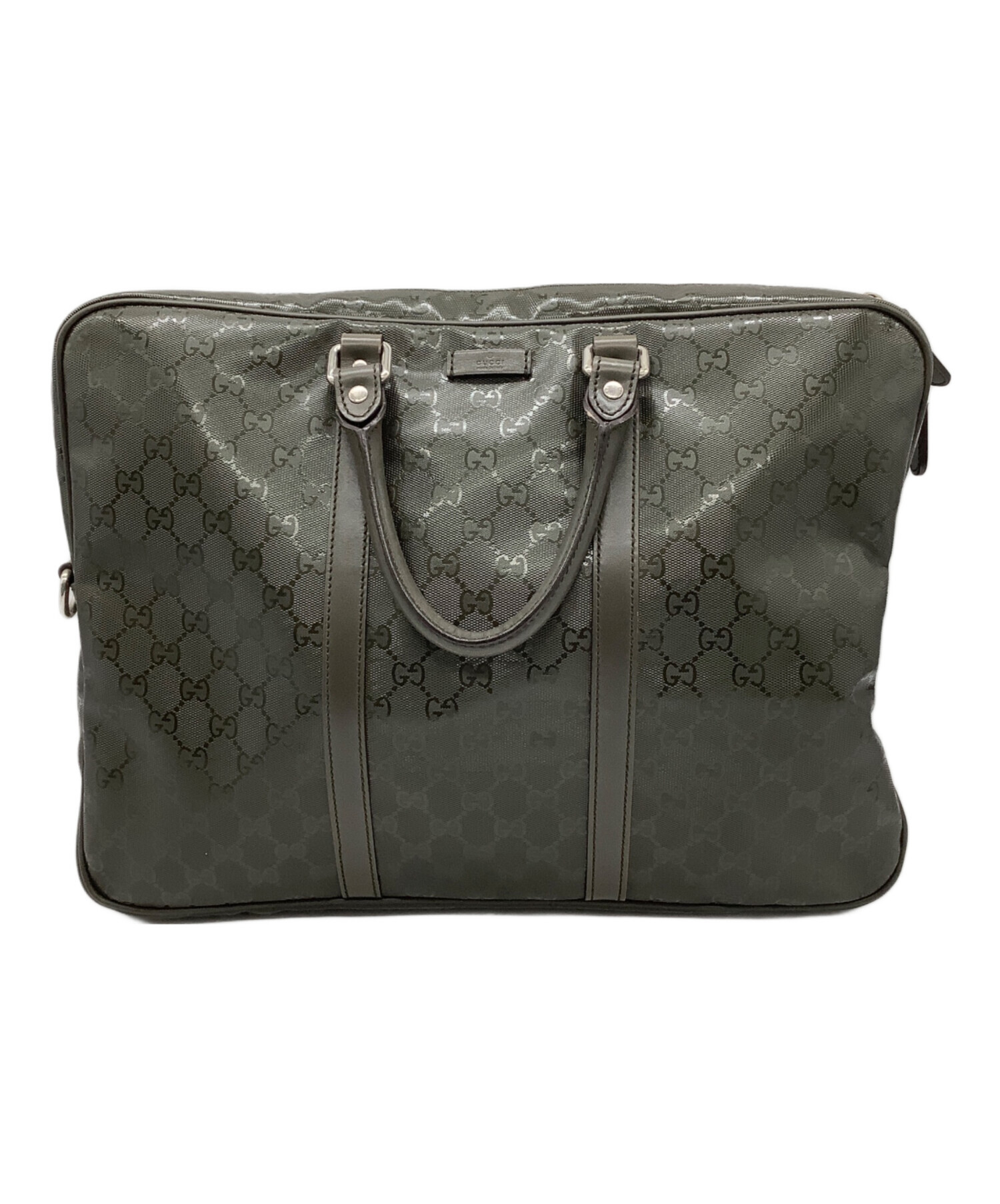中古・古着通販】GUCCI (グッチ) ブリーフケース オリーブ｜ブランド 