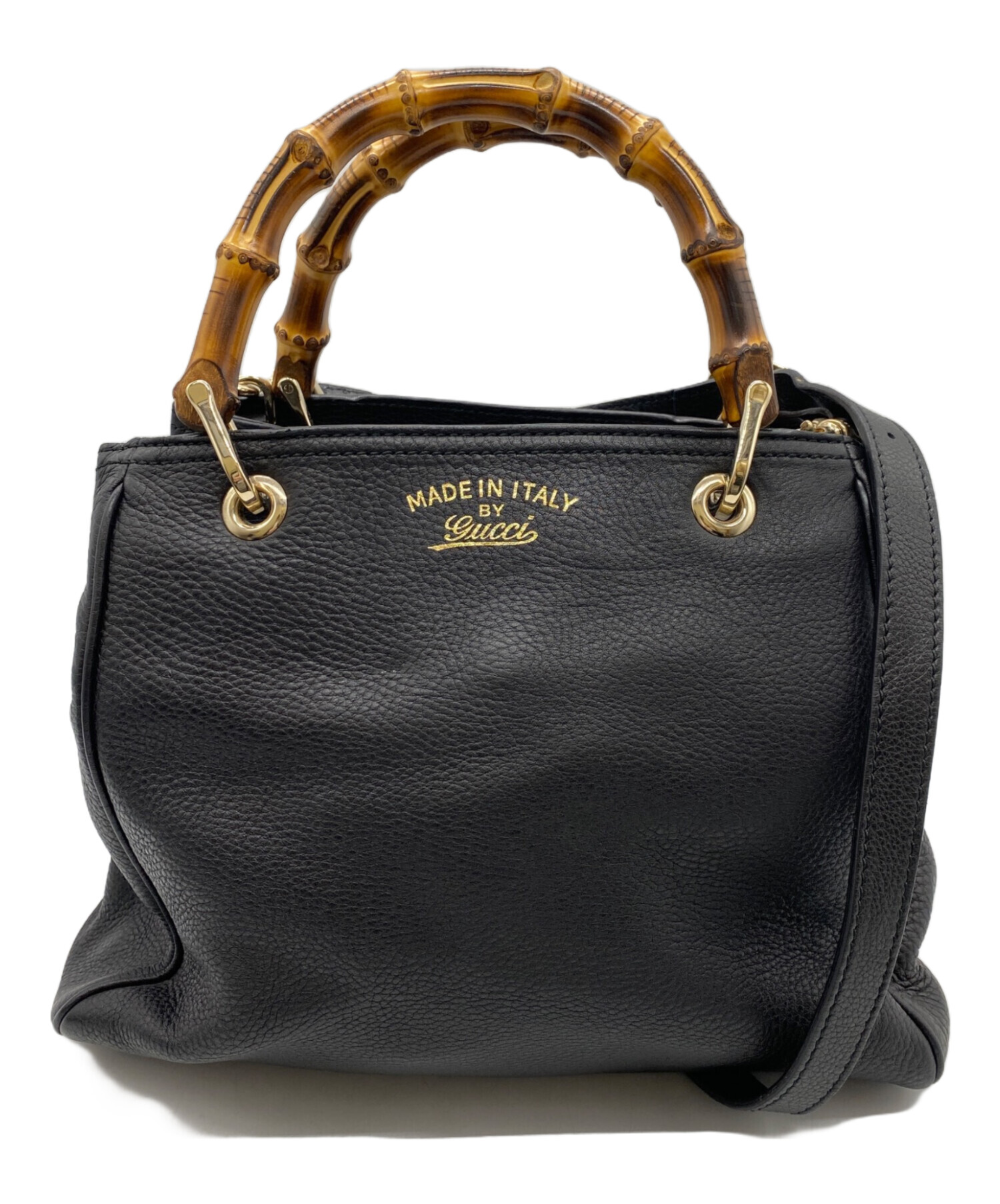 中古・古着通販】GUCCI (グッチ) バンブーショッパースモールバッグ