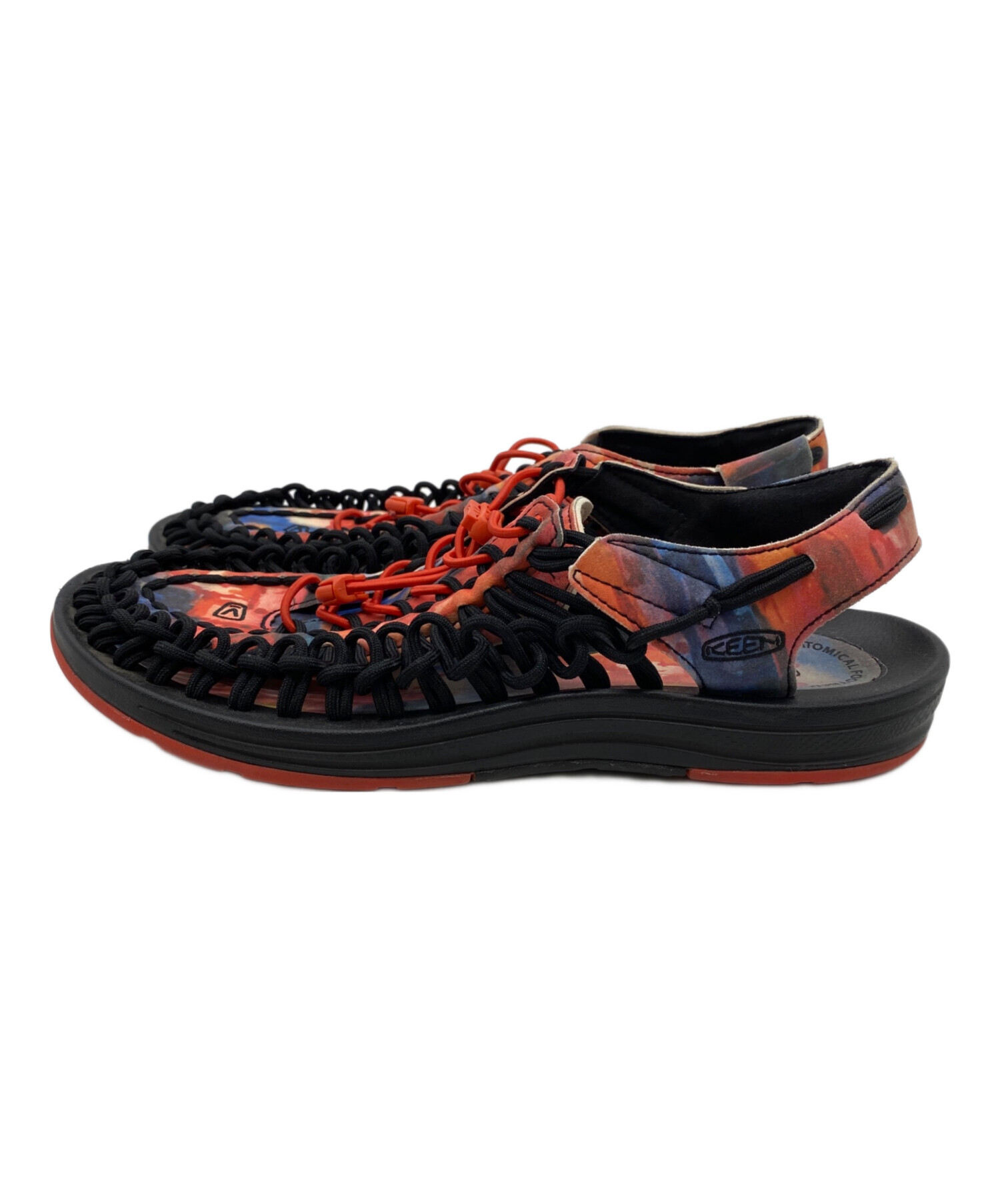 中古・古着通販】KEEN (キーン) サンダル オレンジ×ブラック サイズ:28