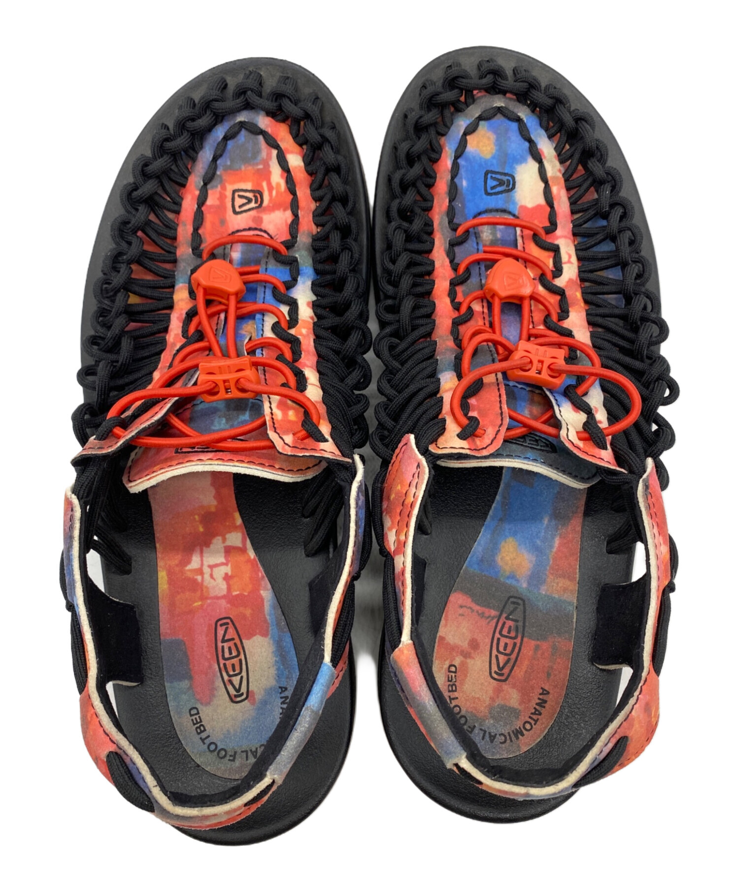 中古・古着通販】KEEN (キーン) サンダル オレンジ×ブラック サイズ:28
