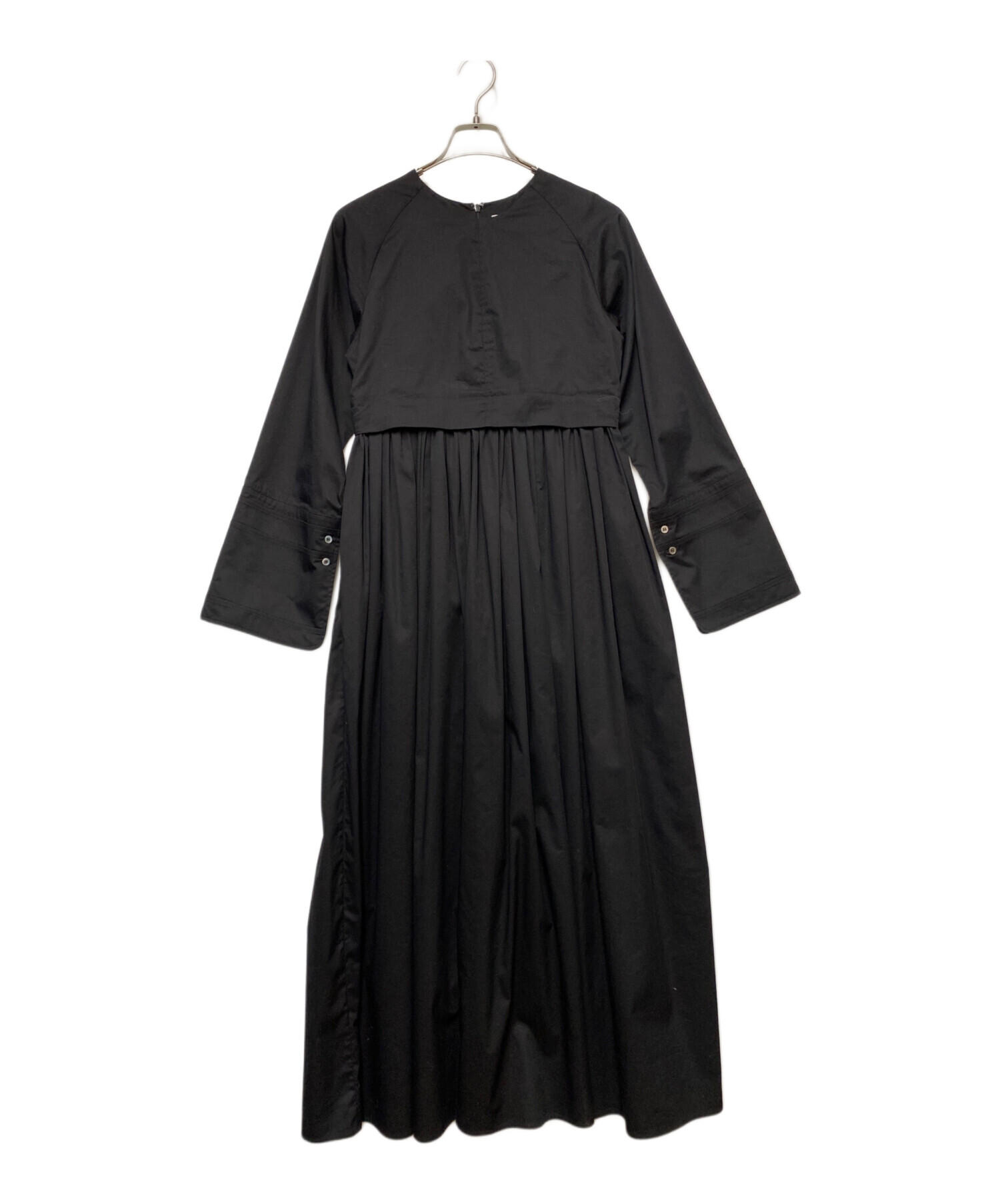 Horme ワンピース　ブラック 中古・古着通販】HORME (ホルメ) HORME 長袖ワンピース ブラック