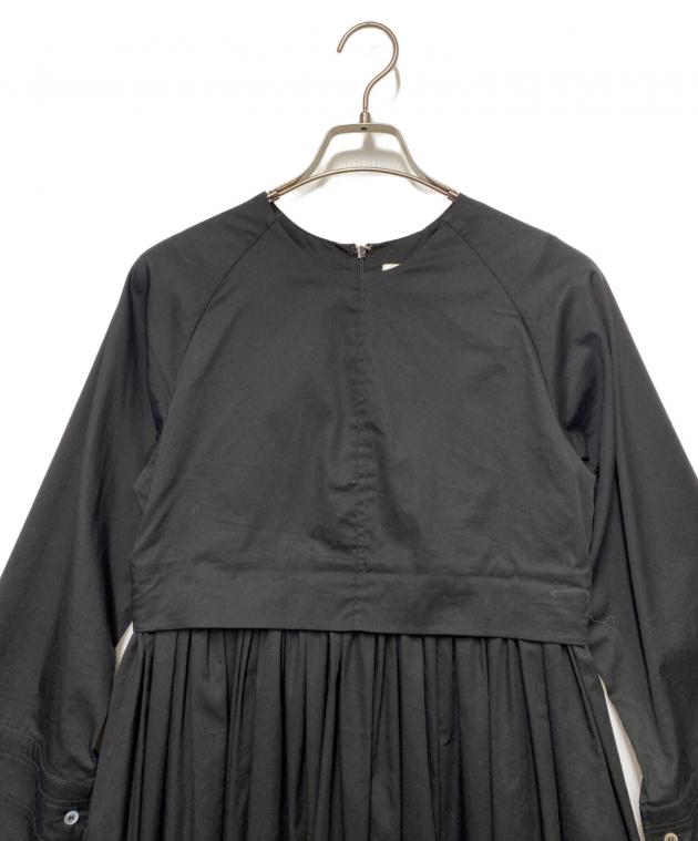 中古・古着通販】HORME (ホルメ) HORME 長袖ワンピース ブラック