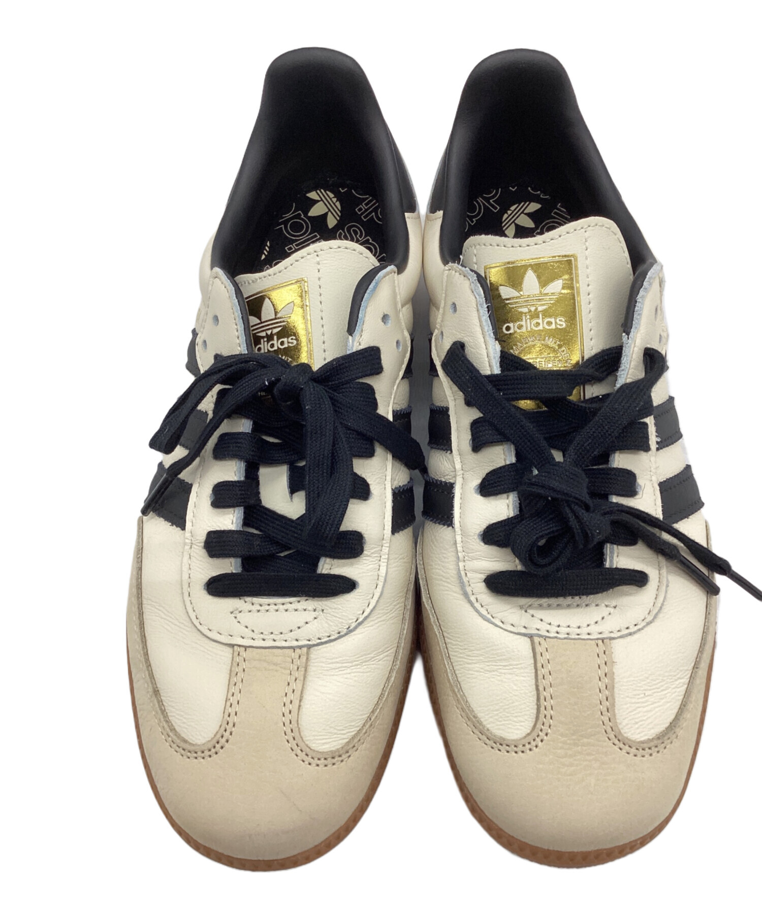 adidasアディダス スニーカー 23cm 新品 未使用品US5 ベージュ 黒