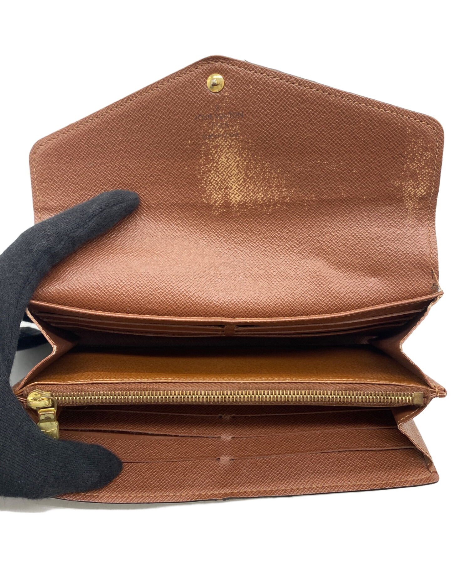 ルイヴィトン　　財布　ブラウン　中古 中古・古着通販】LOUIS VUITTON (ルイ ヴィトン) 財布 ブラウン