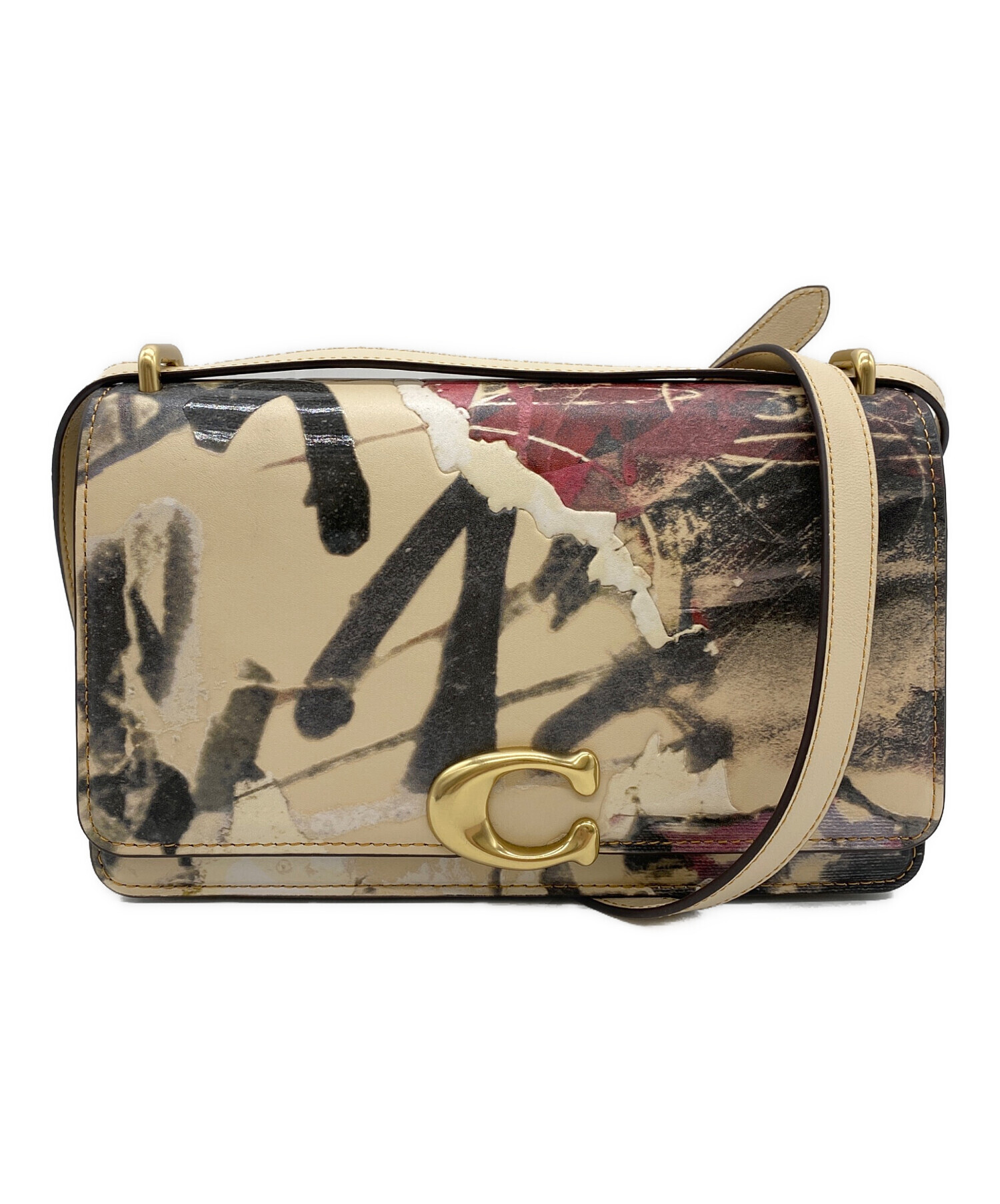 中古・古着通販】COACH (コーチ) MINT+SERF ショルダーバッグ ベージュ 