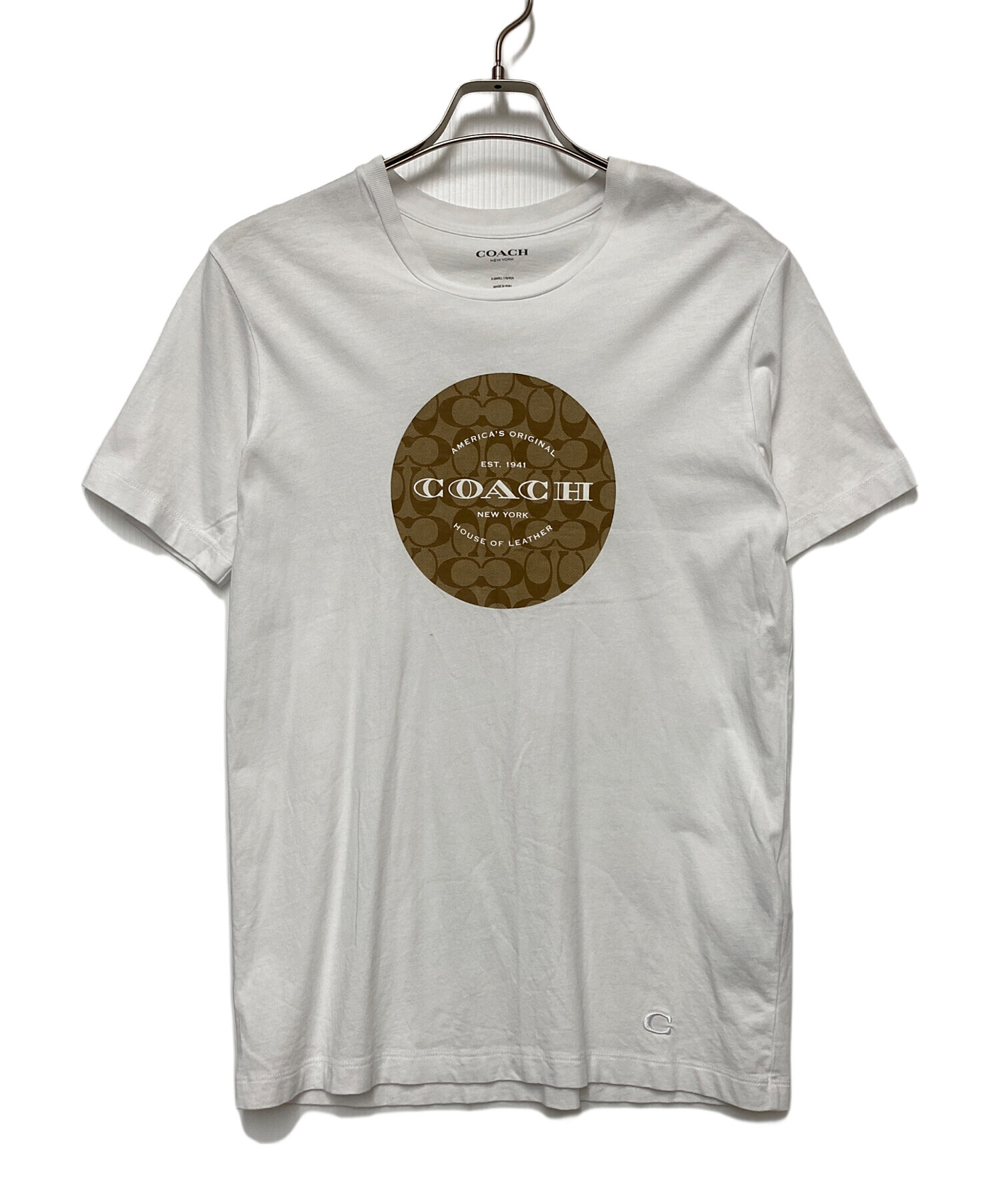 COACH コーチ Tシャツ・カットソー XS グレー 【古着】【中古】【送料無料】 COACH（コーチ）Tシャツ・カットソー グレー サイズ:XS レディース