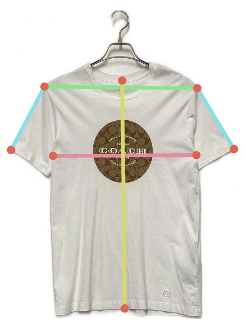 中古・古着通販】COACH (コーチ) シグネチャーロゴプリントTシャツ