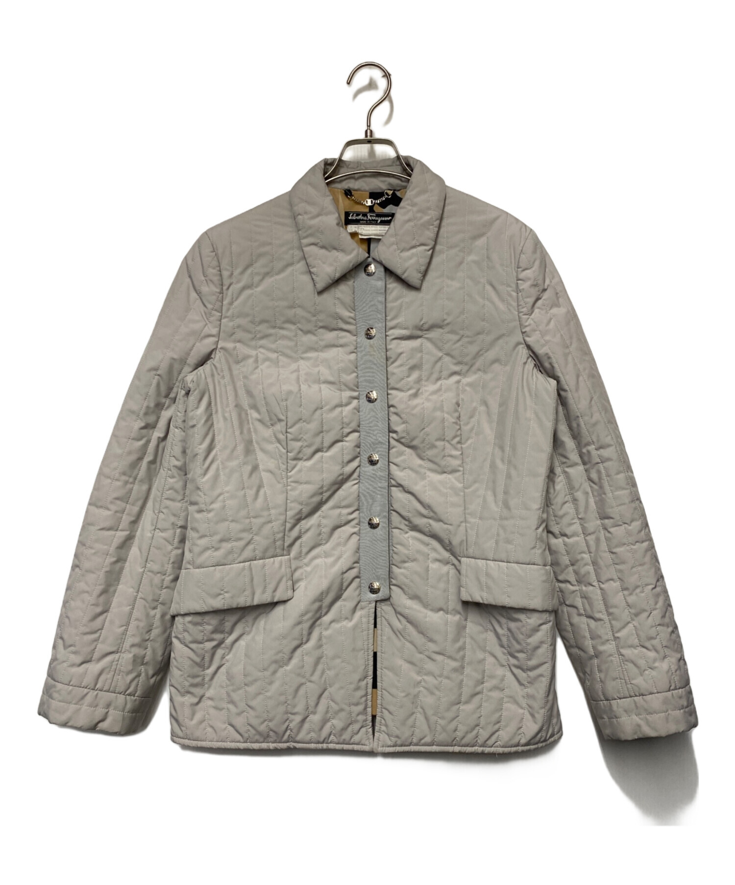 Salvatore Ferragamo フェラガモ  キルティングジャケット 中古・古着通販】Salvatore Ferragamo (サルヴァトーレ フェラガモ