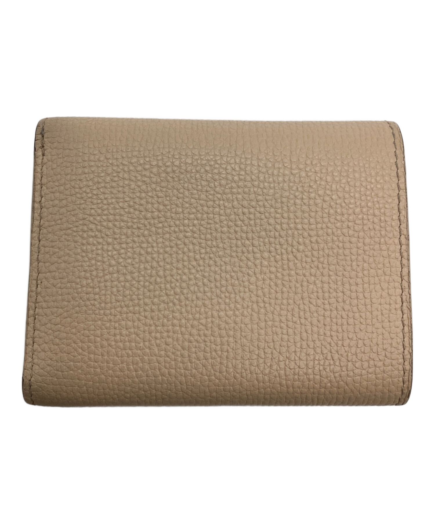 中古・古着通販】LOEWE (ロエベ) 3つ折り財布 ベージュ｜ブランド 