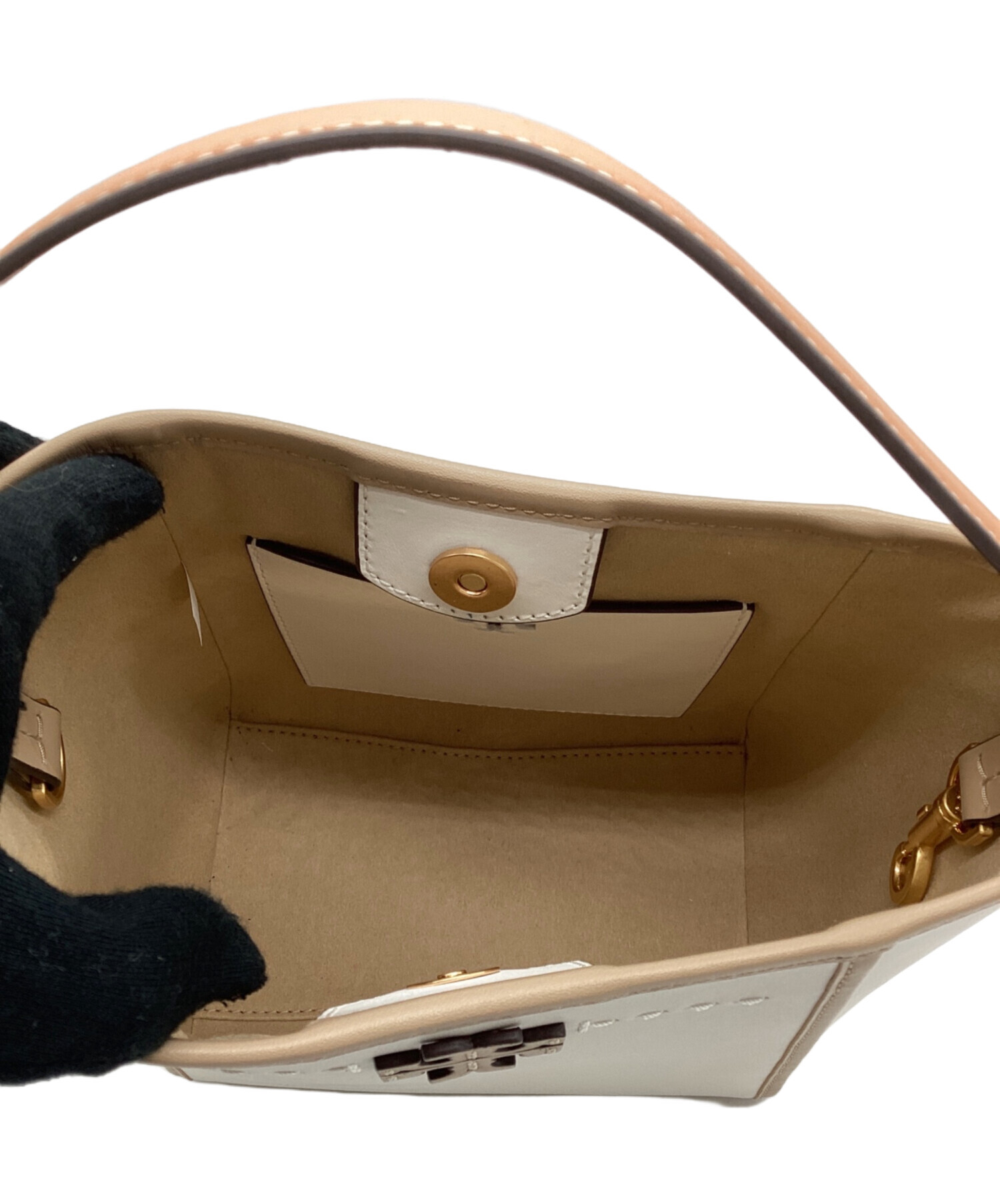 中古・古着通販】TORY BURCH (トリーバーチ) スモールバケットバッグ 