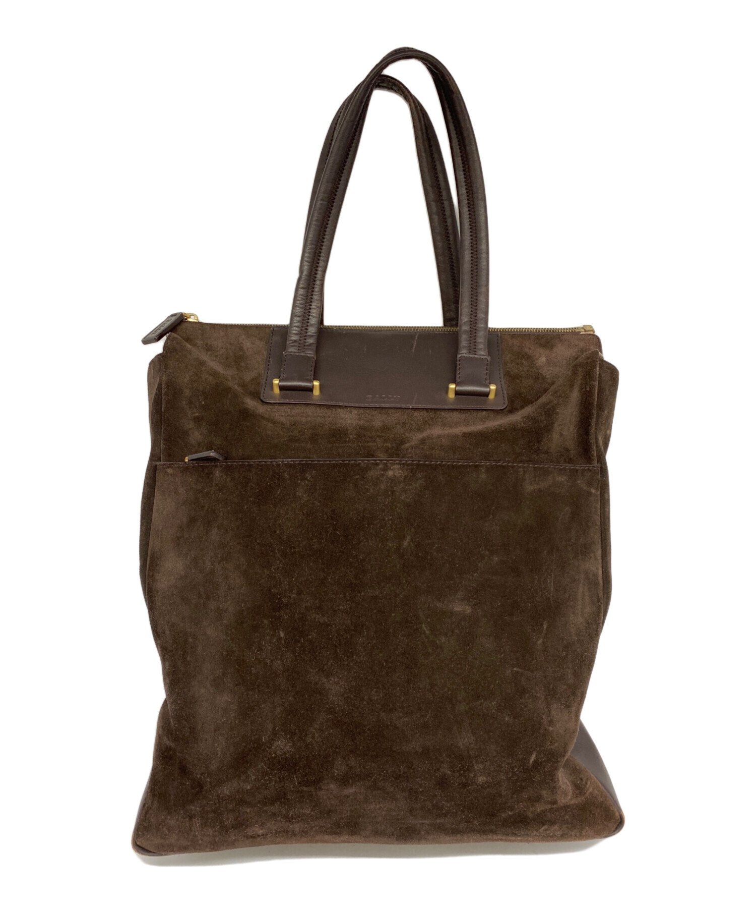 中古・古着通販】BALLY (バリー) トートバッグ ダークブラウン