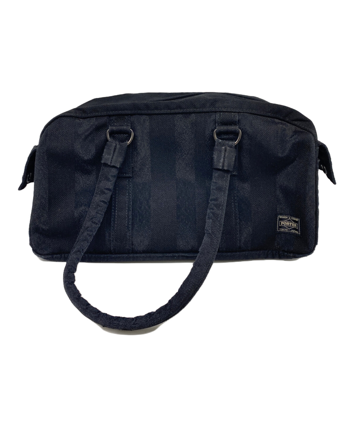 中古・古着通販】PORTER (ポーター) ミニボストンバッグ ブラック