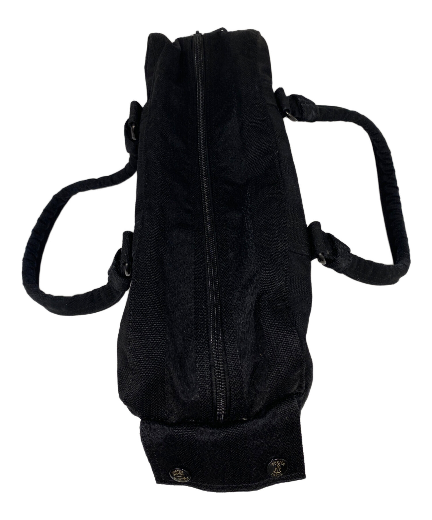 中古・古着通販】PORTER (ポーター) ミニボストンバッグ ブラック