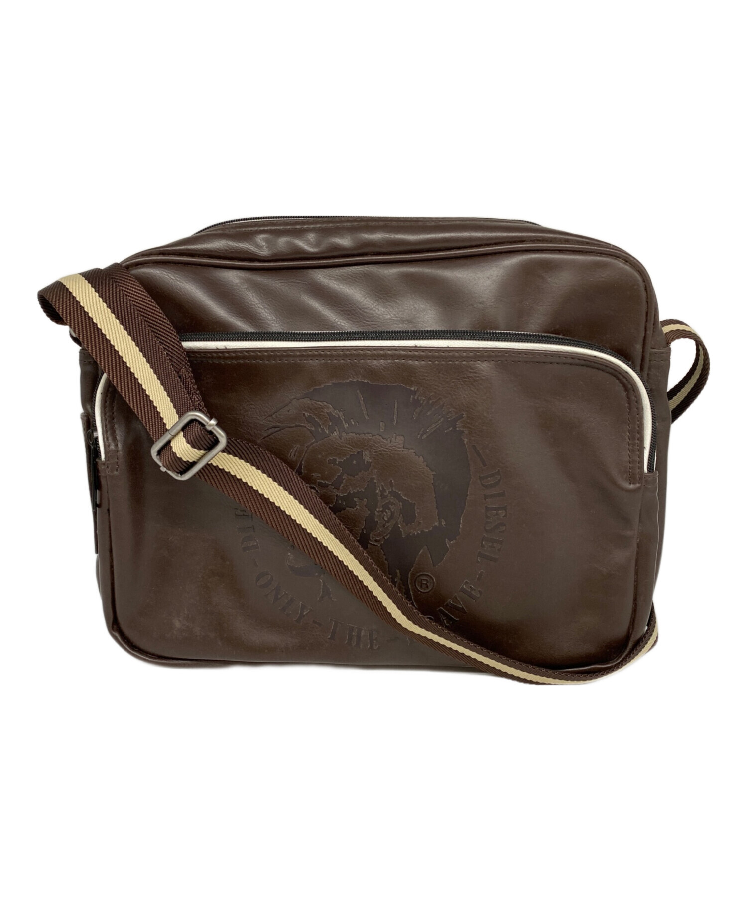 中古・古着通販】DIESEL (ディーゼル) ショルダーバッグ ブラウン