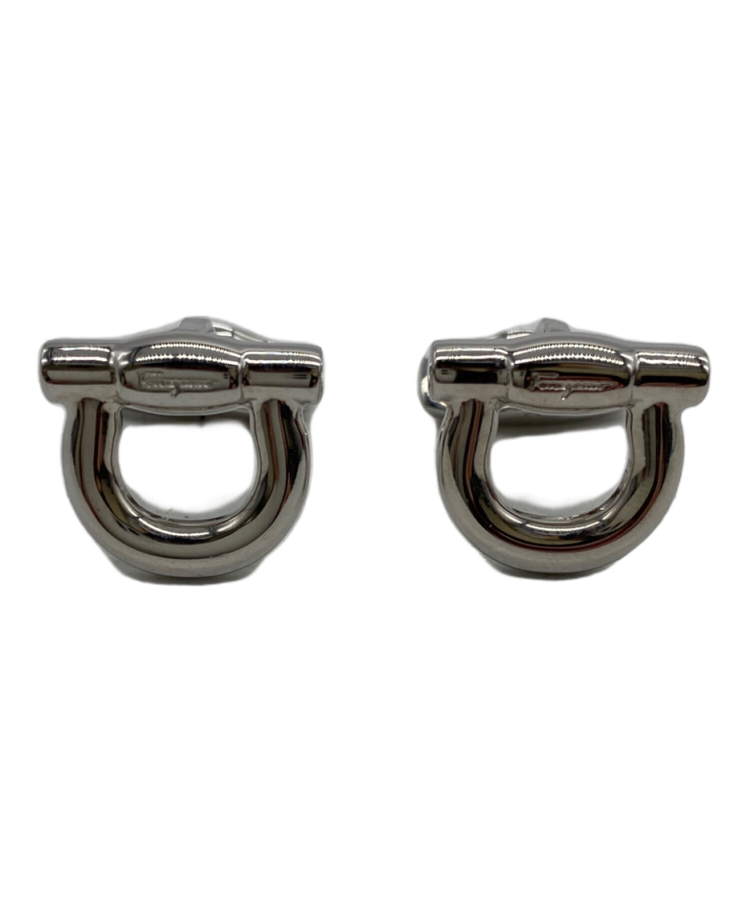 【新品未使用】フェラガモ　カフスボタン 送料無料 フェラガモ メンズ カフスボタン アクセサリー Gancini