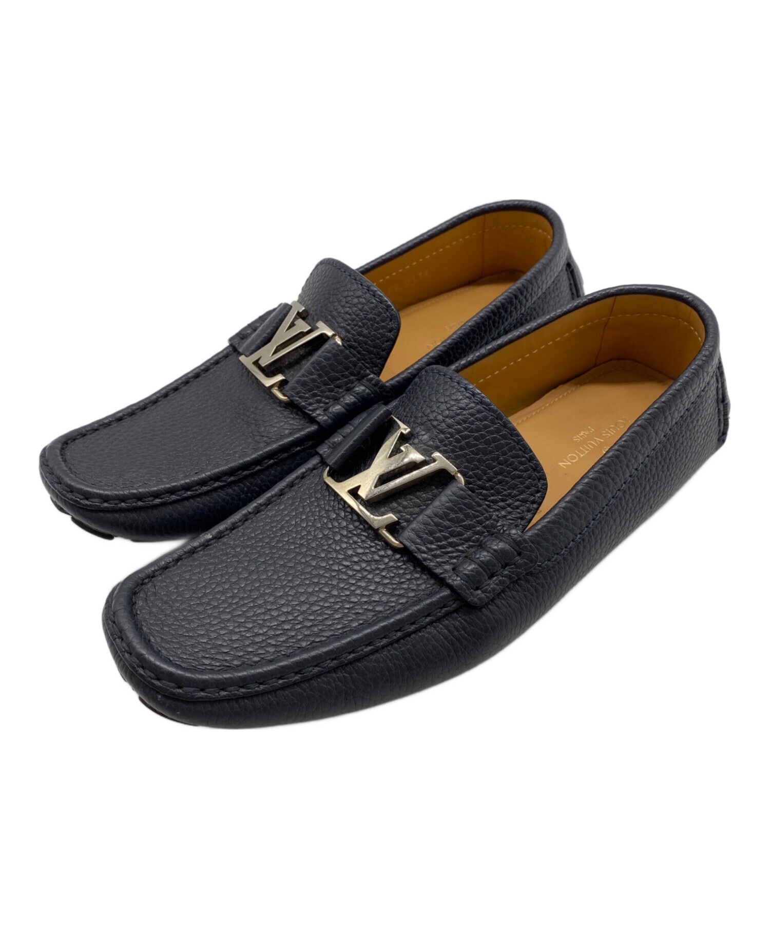 中古・古着通販】LOUIS VUITTON (ルイ ヴィトン) ローファー ネイビー 