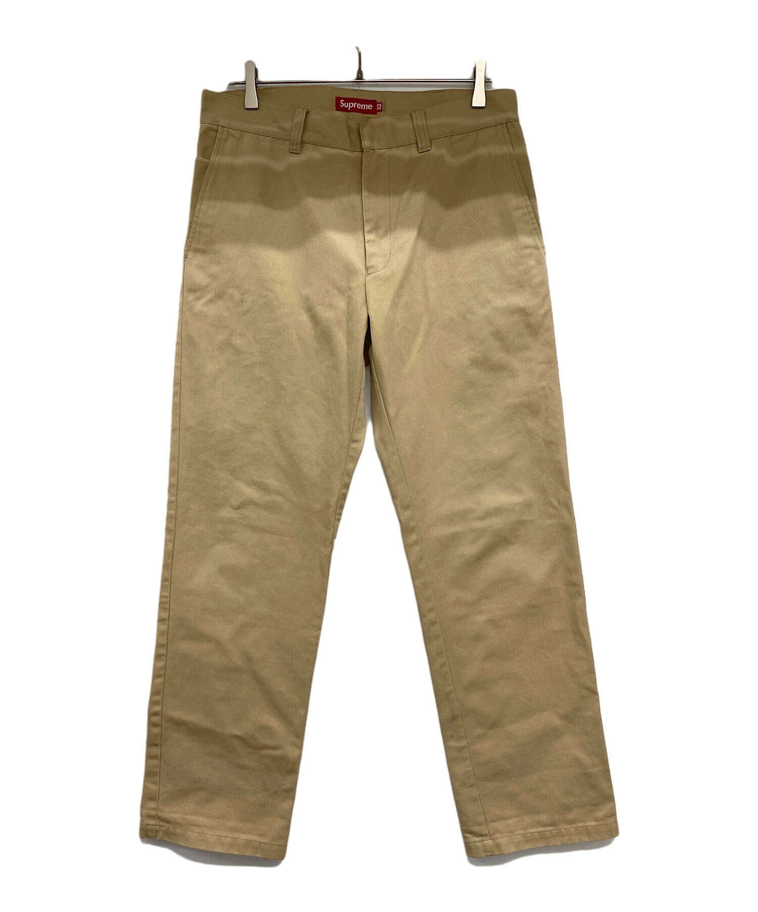 中古・古着通販】Supreme (シュプリーム) チノパン ベージュ サイズ:32