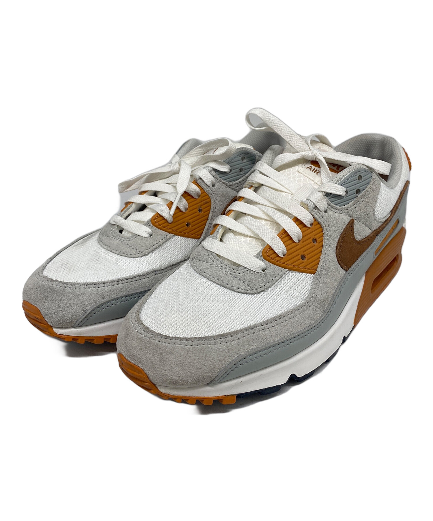 中古・古着通販】NIKE (ナイキ) スニーカー ホワイト×ブラウン サイズ 