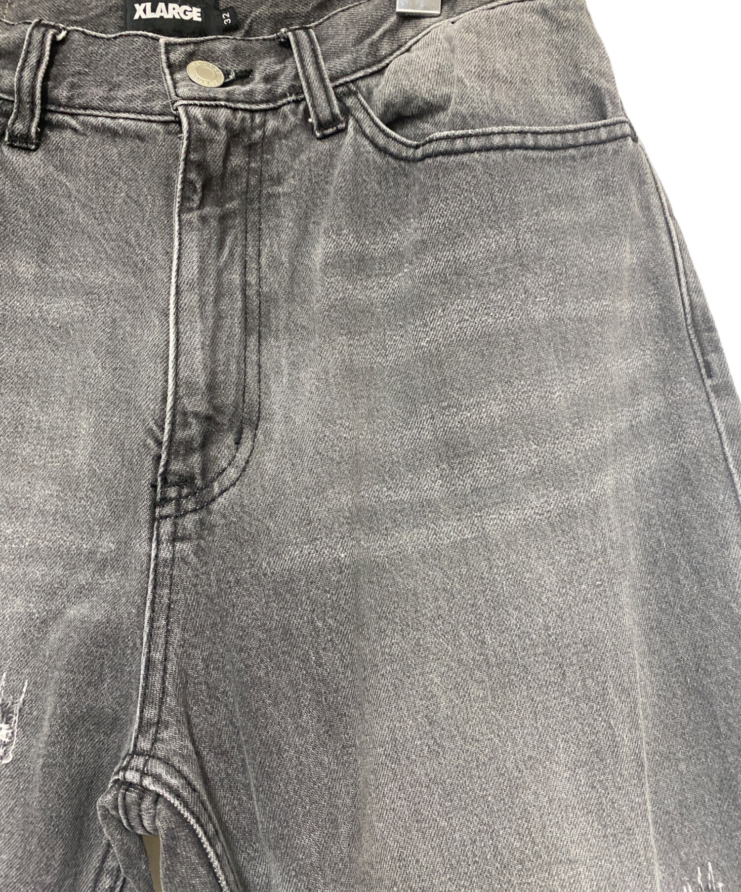 中古・古着通販】X-LARGE (エクストララージ) デニムパンツ インディゴ