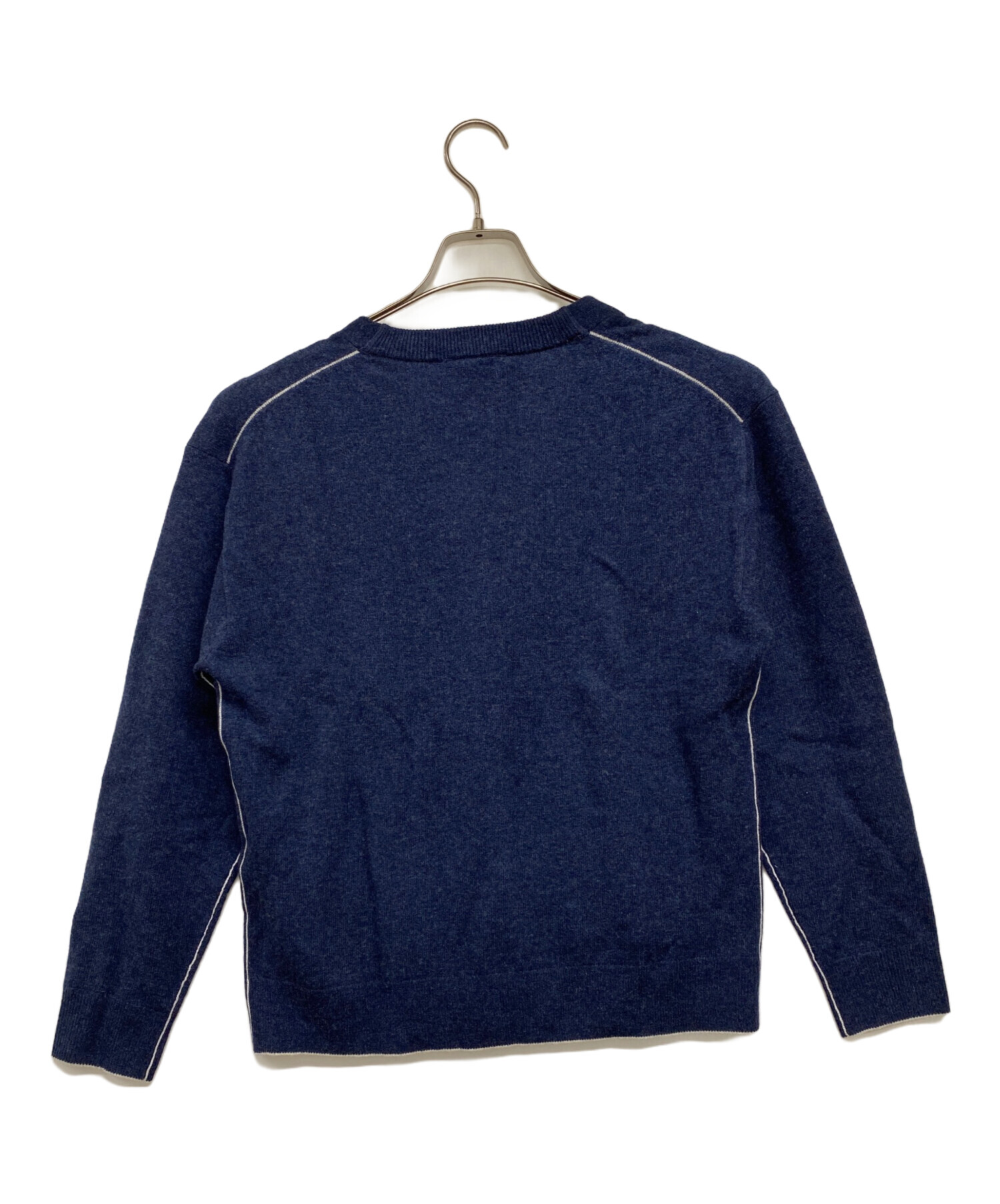 中古・古着通販】LACOSTE (ラコステ) 薄手カーディガン ネイビー