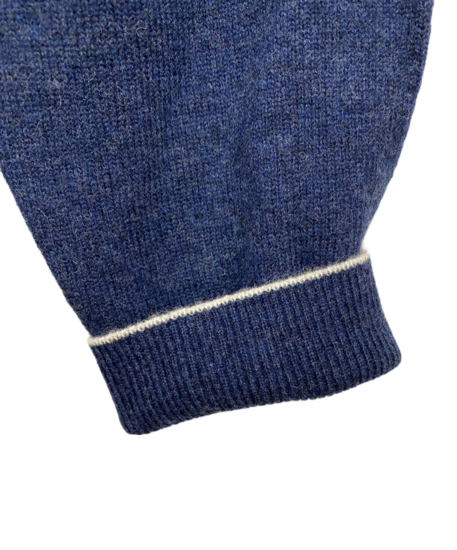 中古・古着通販】LACOSTE (ラコステ) 薄手カーディガン ネイビー