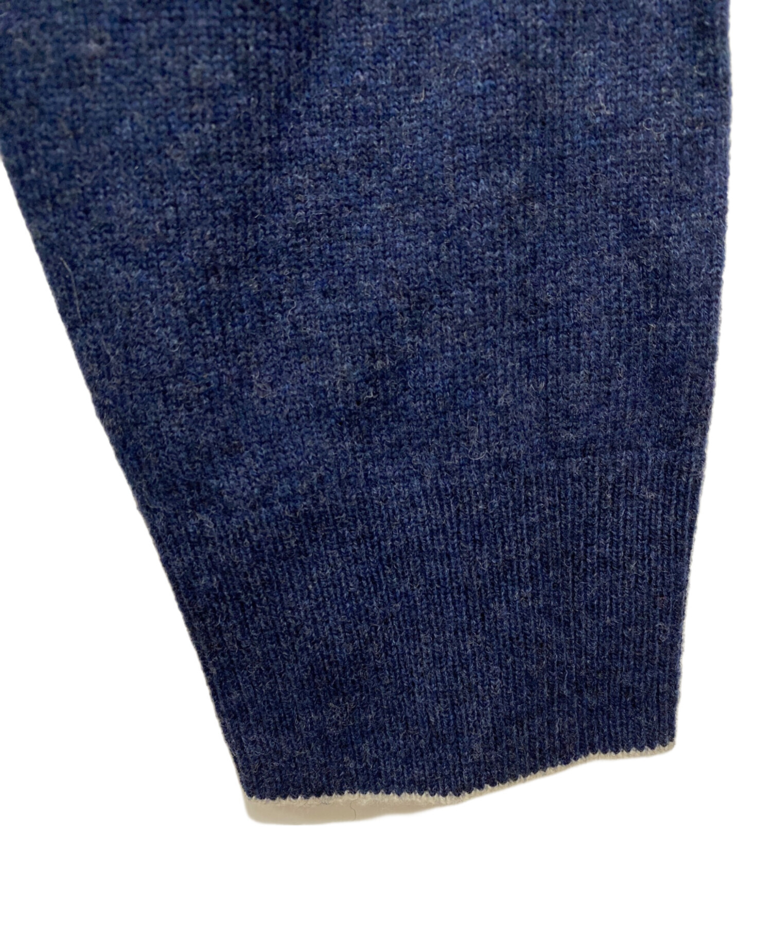 中古・古着通販】LACOSTE (ラコステ) 薄手カーディガン ネイビー 
